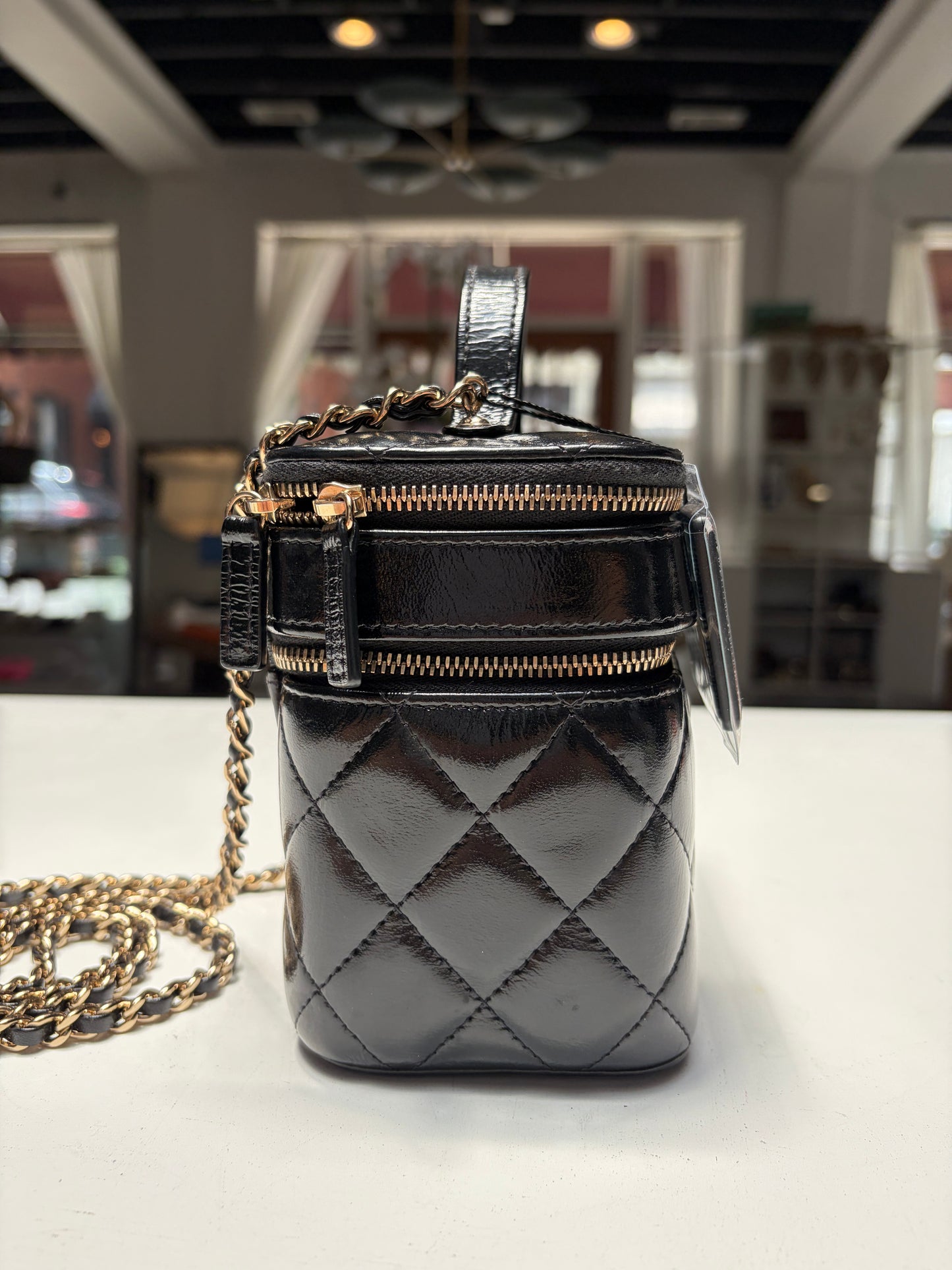 Chanel Black Double Vanity