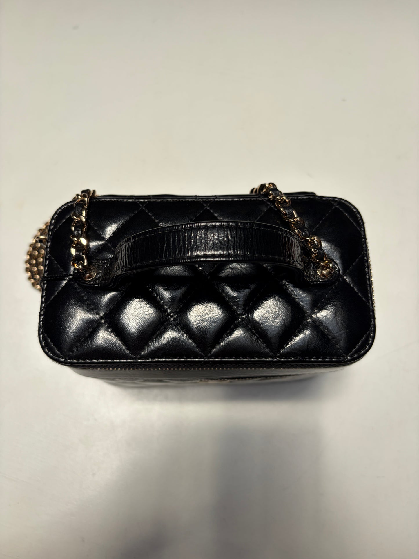 Chanel Black Double Vanity