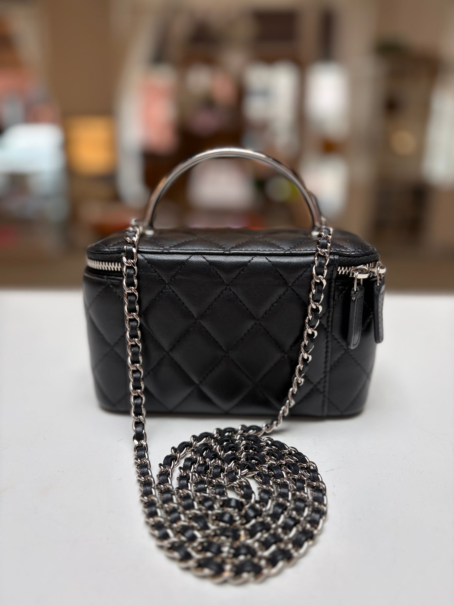 Chanel Black CC Vanity