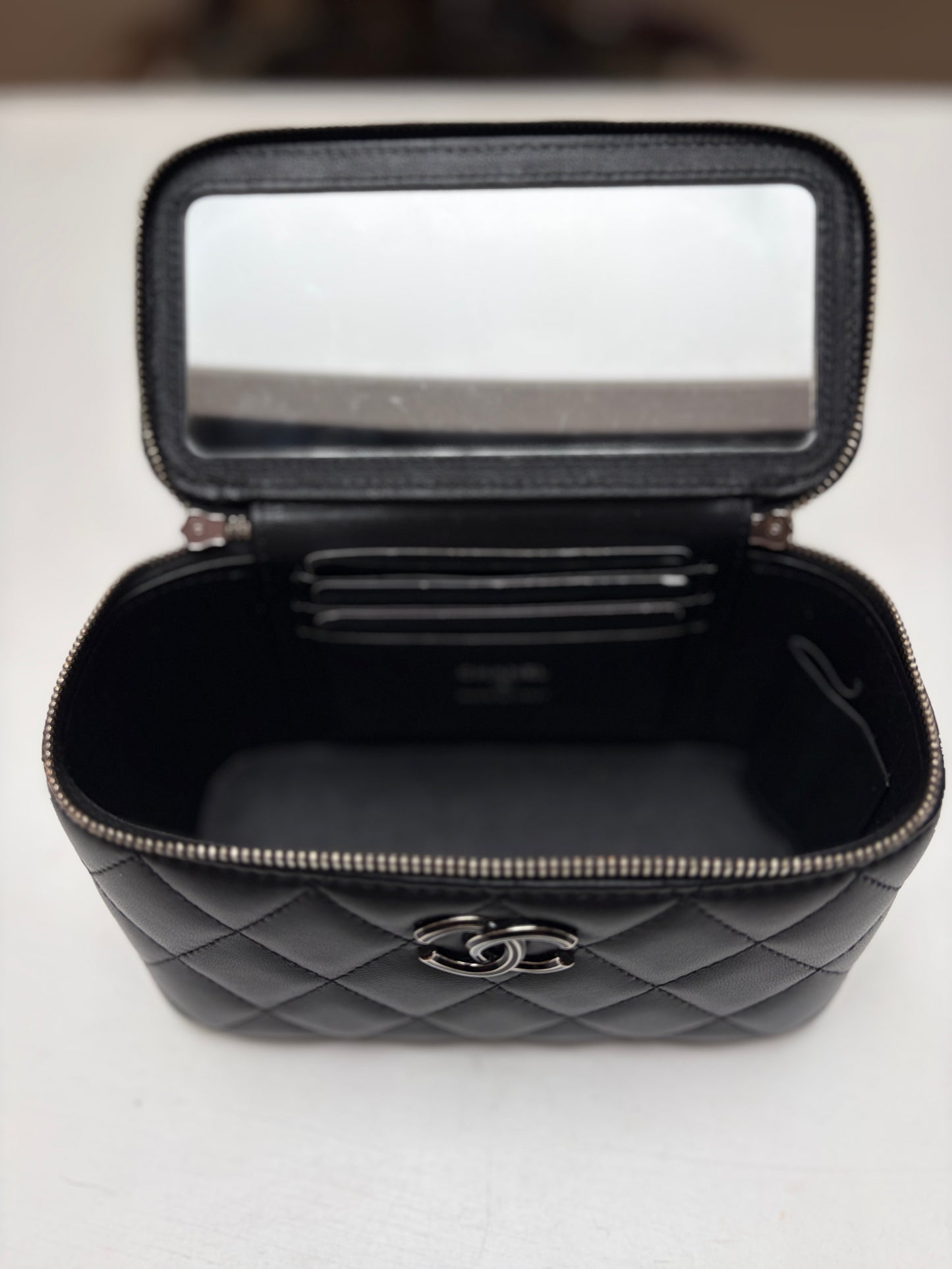 Chanel Black CC Vanity