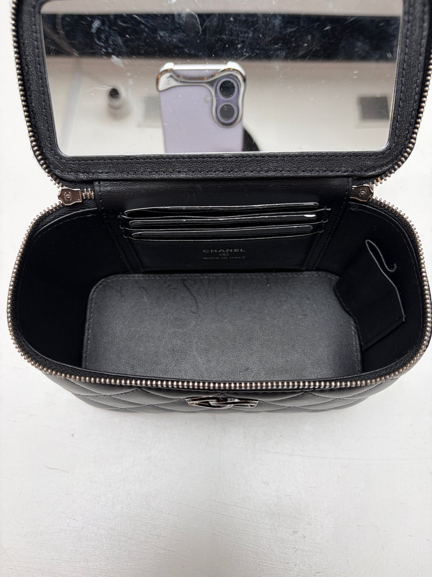 Chanel Black CC Vanity
