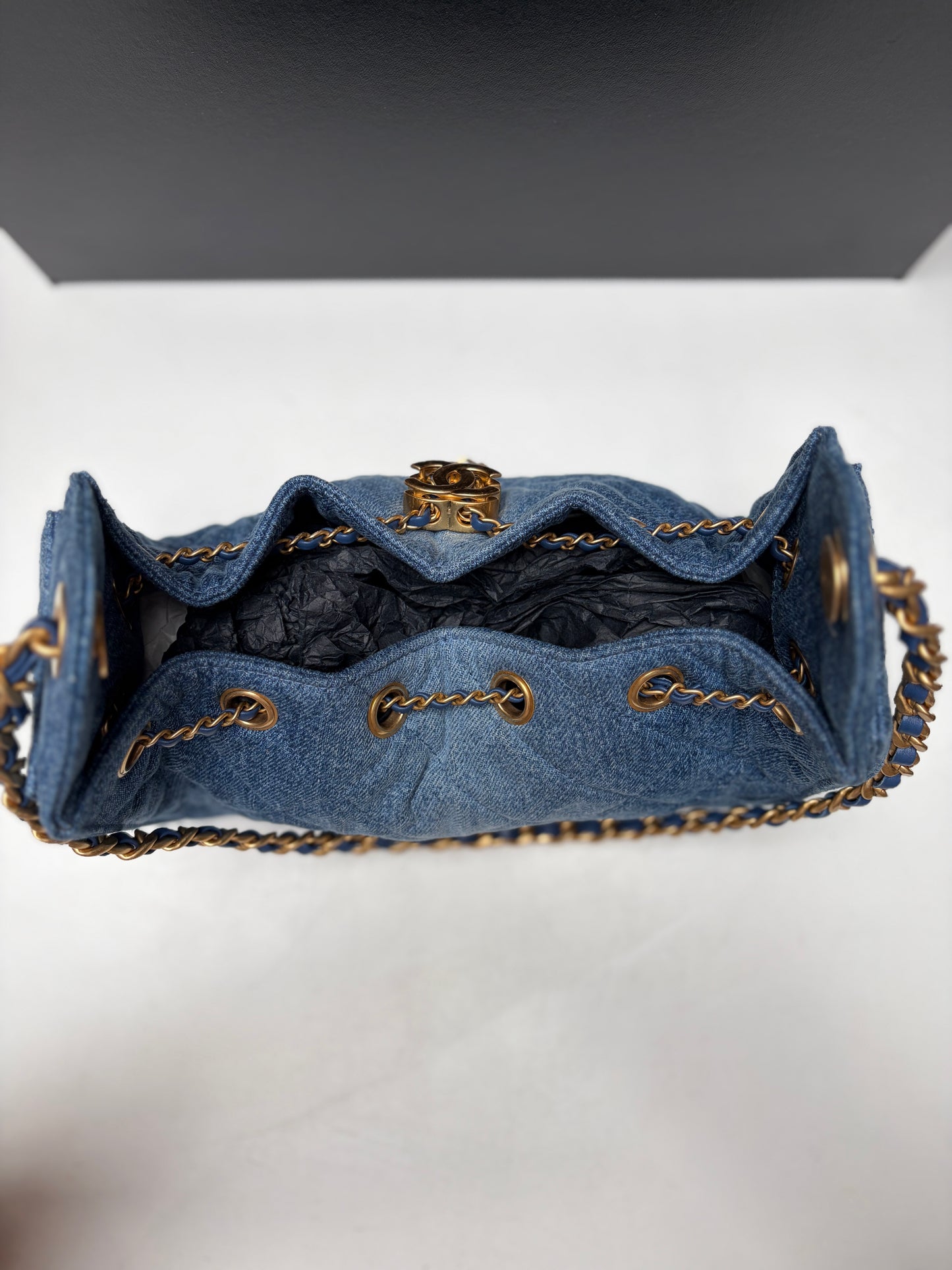Chanel Small 25 Denim Hobo