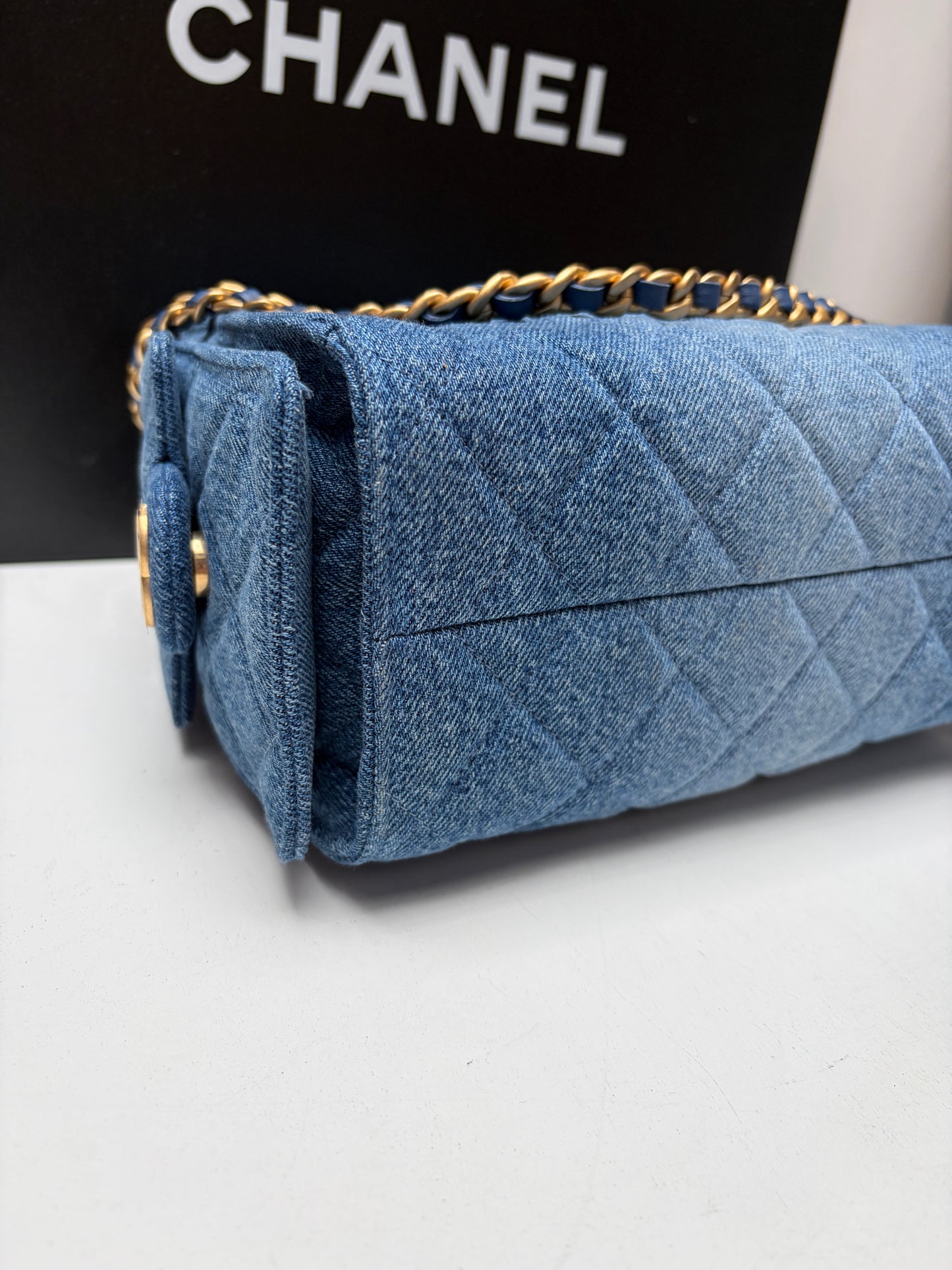 Chanel Small 25 Denim Hobo