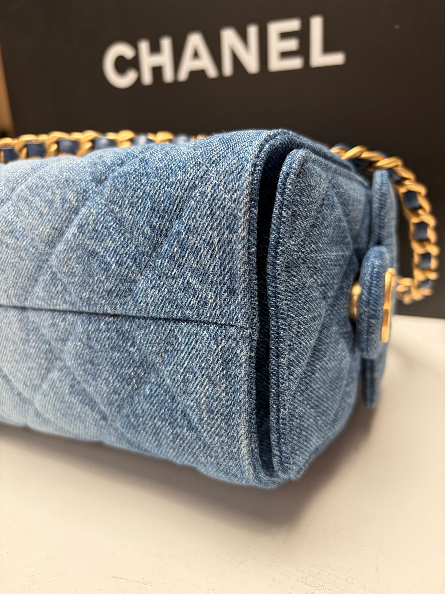 Chanel Small 25 Denim Hobo