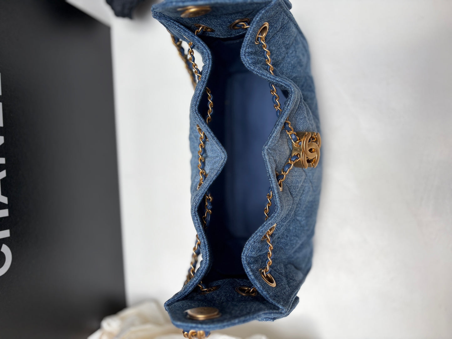 Chanel Small 25 Denim Hobo