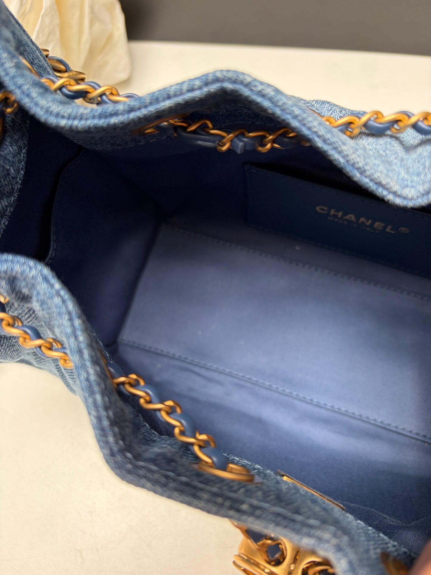 Chanel Small 25 Denim Hobo