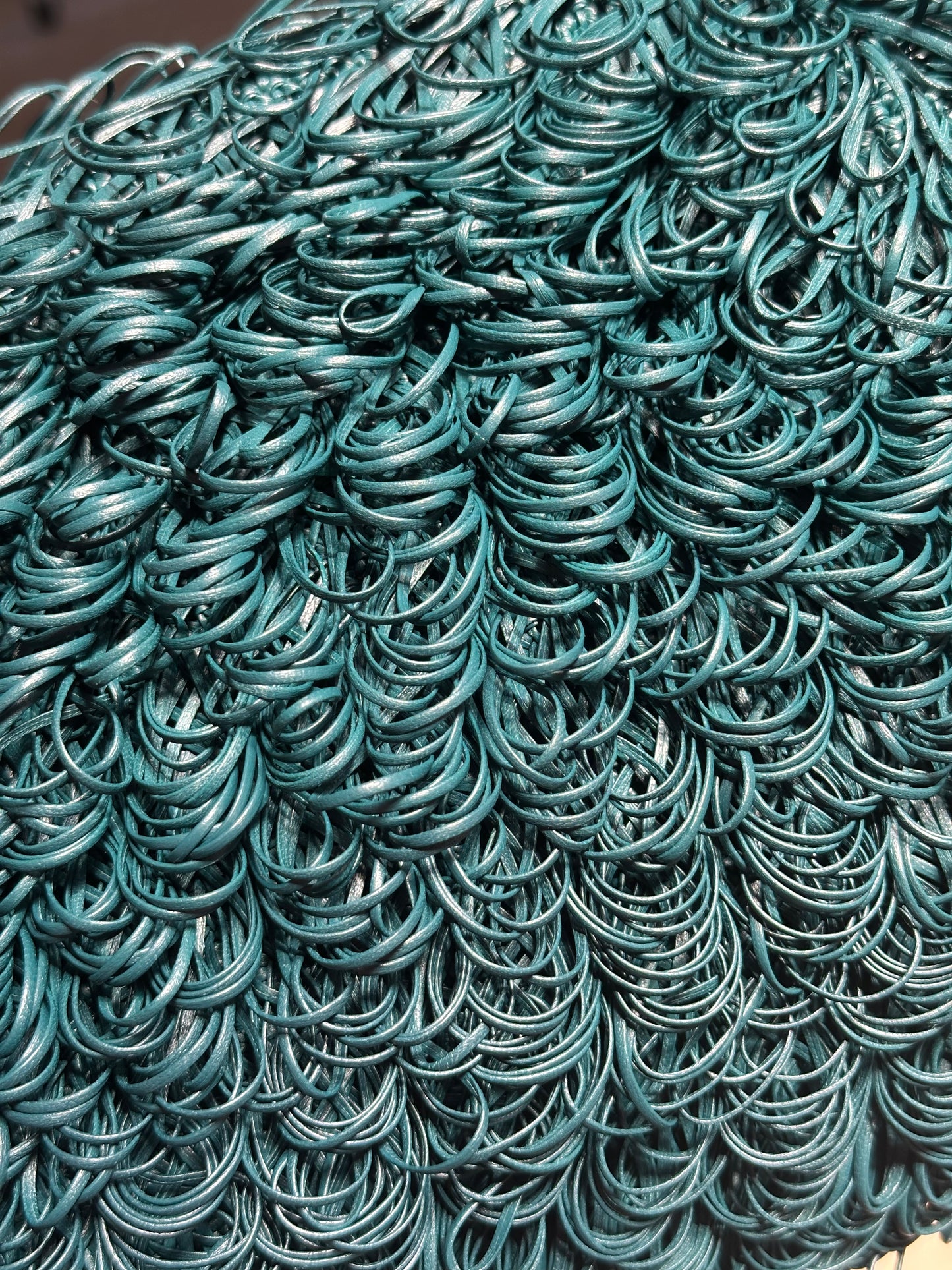 Bottega Veneta Teal Nappa Pouch