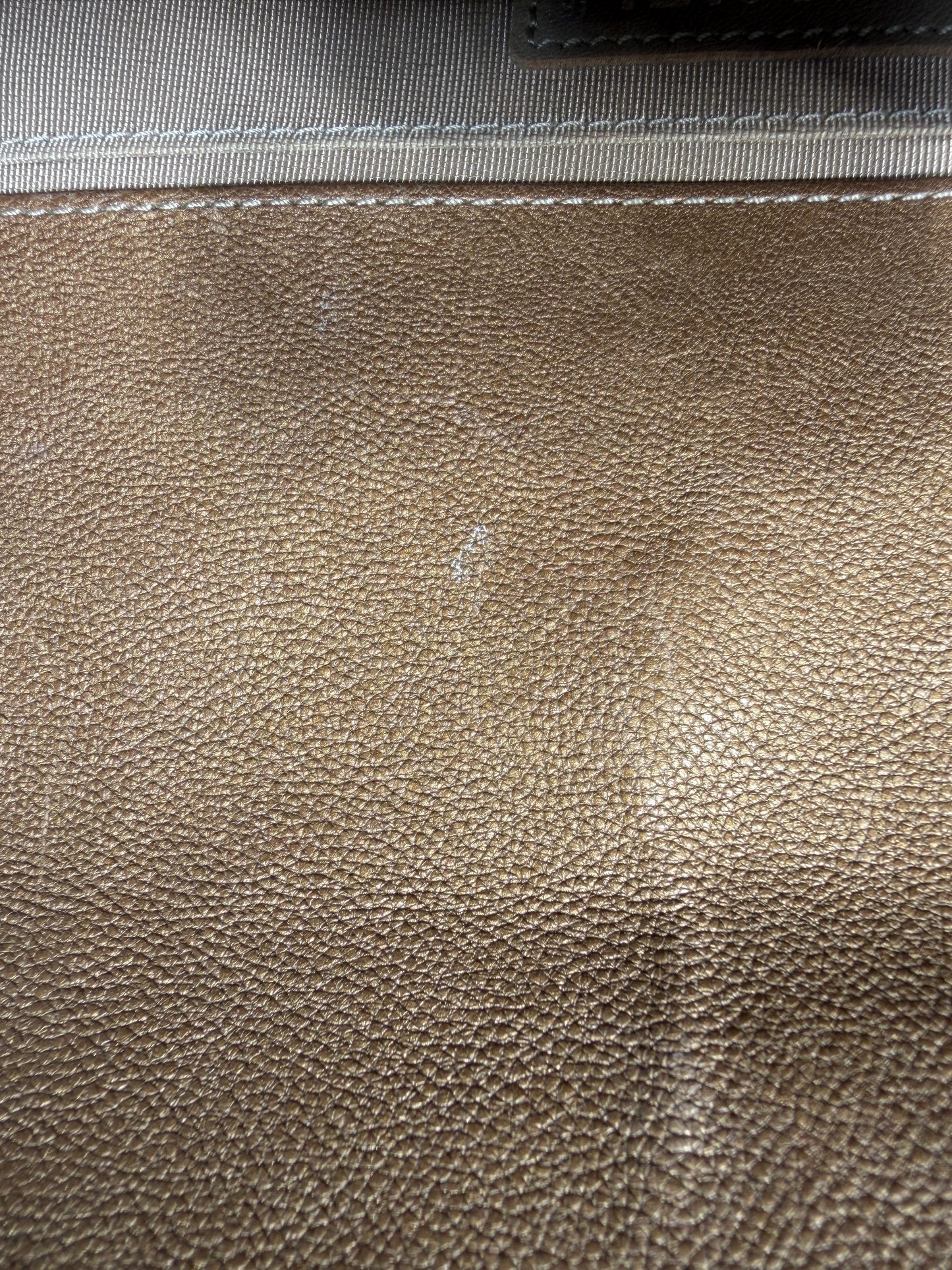 Chanel Boy Medium Brown Aged Ruthenium Hardware