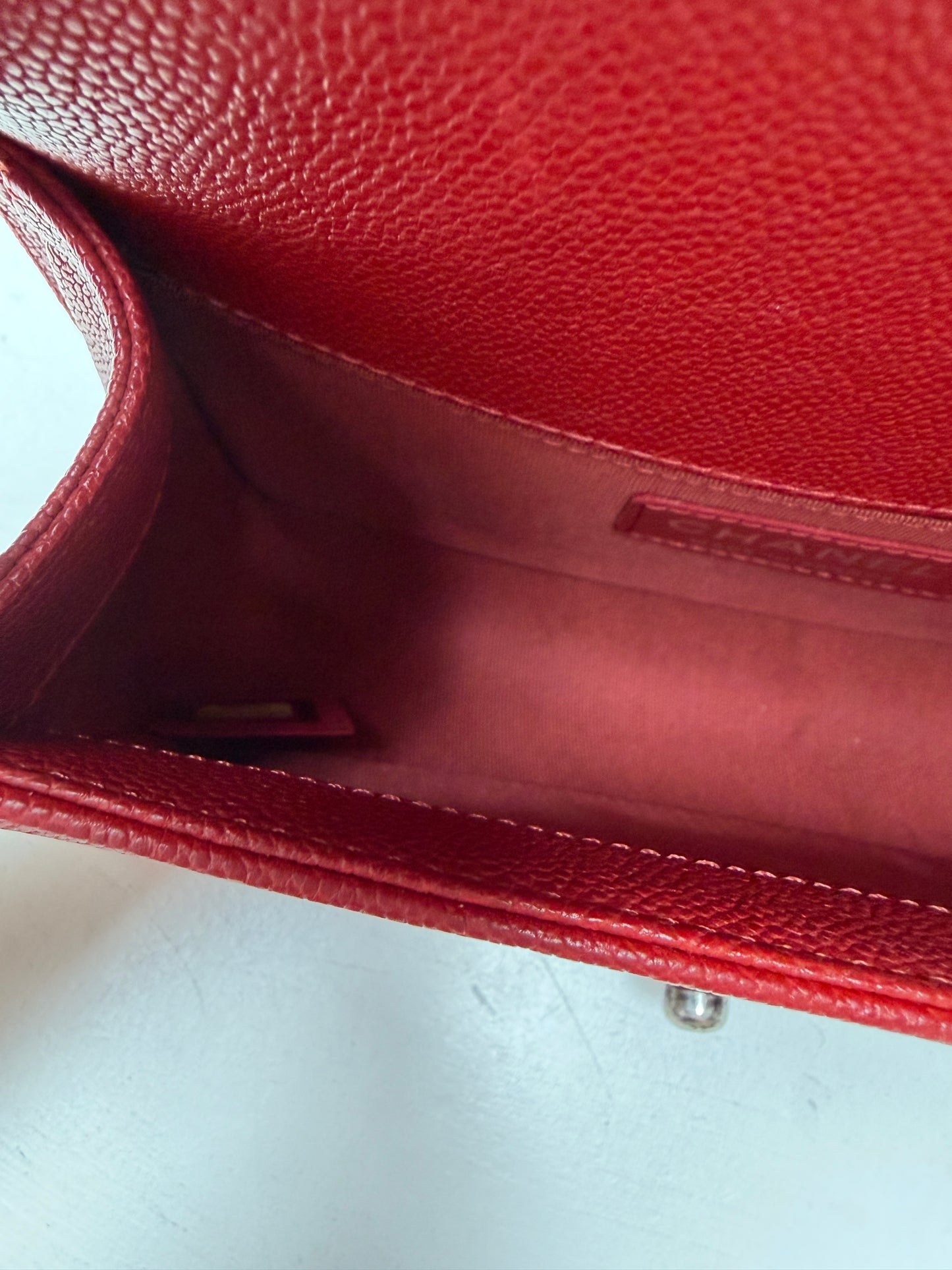 Chanel Boy Small Red Aged Ruthenium Hardware