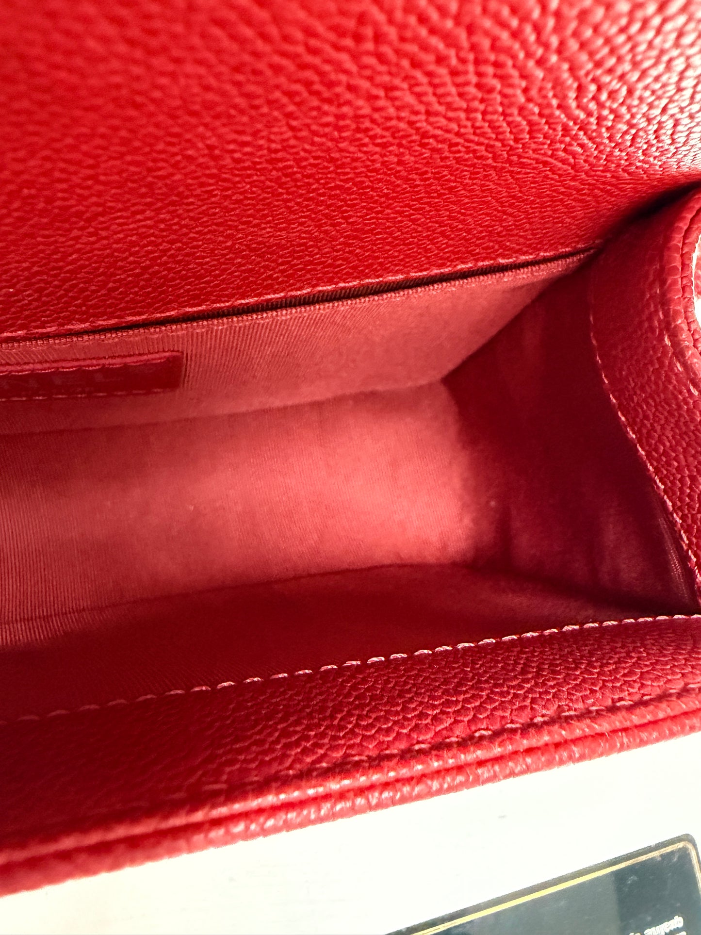 Chanel Boy Small Red Aged Ruthenium Hardware
