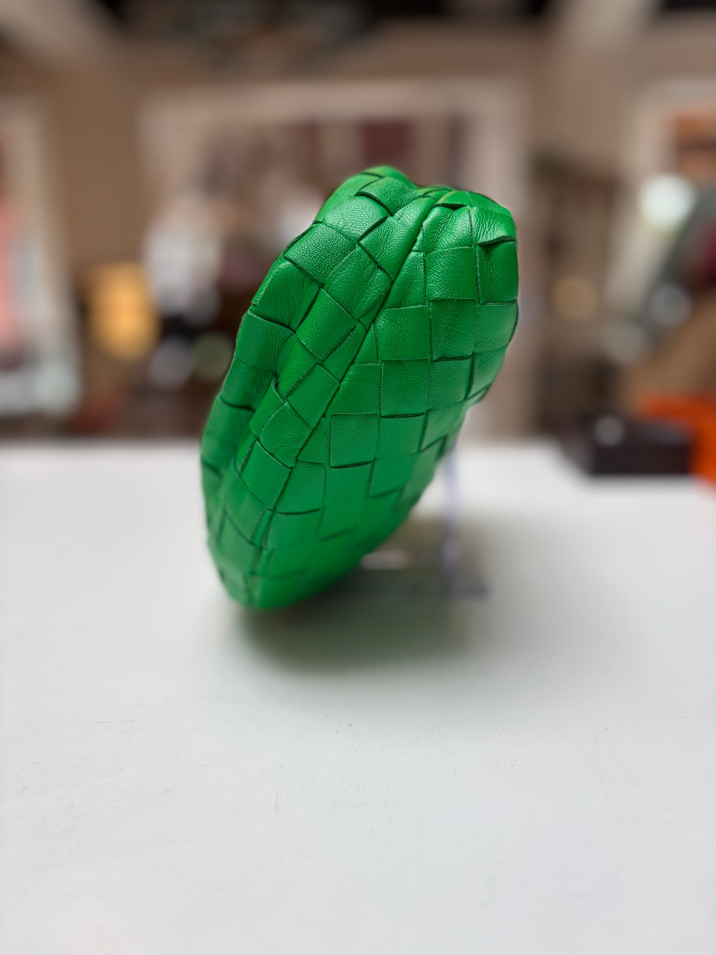 Bottega Veneta Mini Jodie Parakeet Green