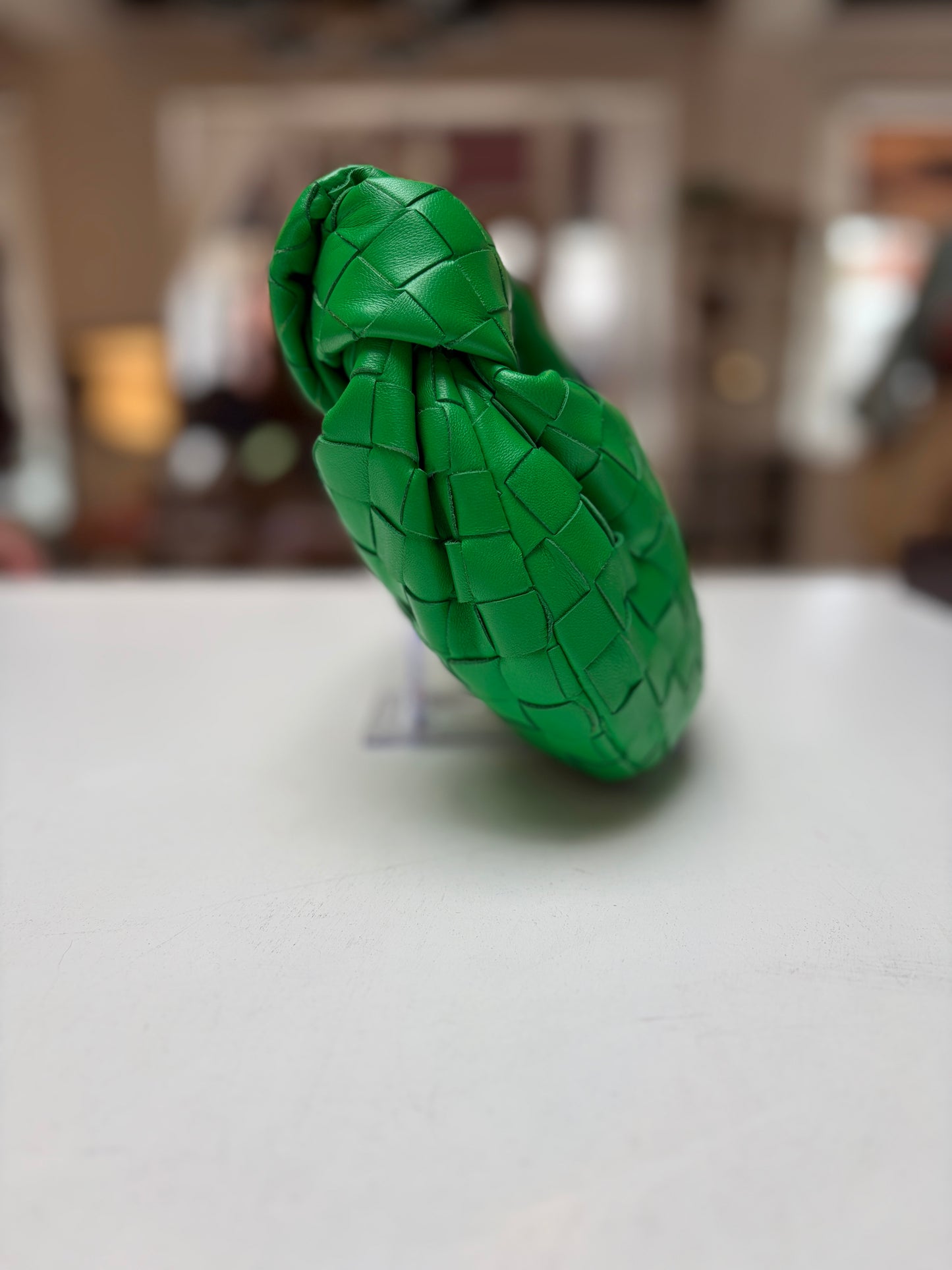 Bottega Veneta Mini Jodie Parakeet Green