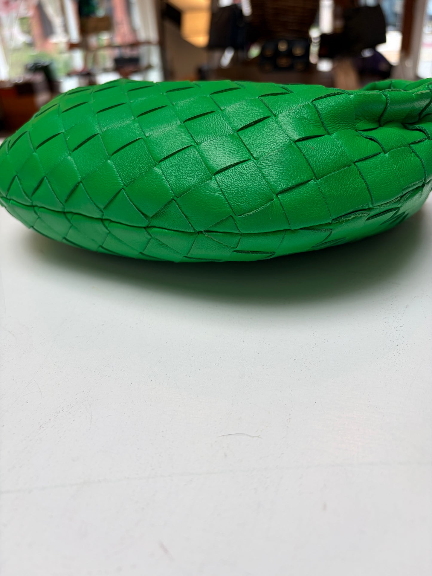 Bottega Veneta Mini Jodie Parakeet Green