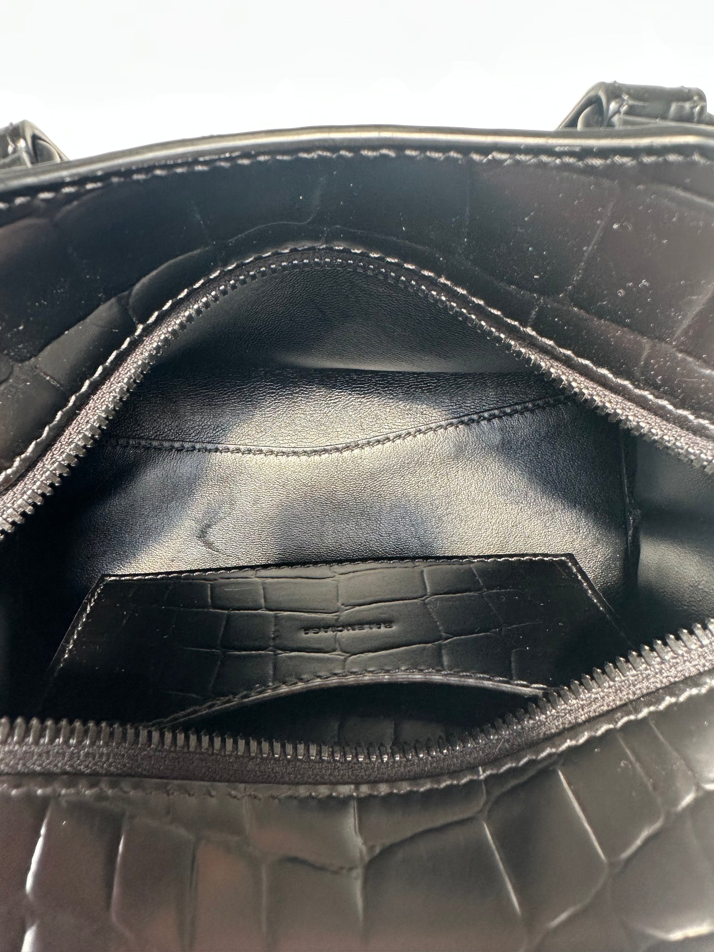 Balenciaga Neo City Croc Embossed