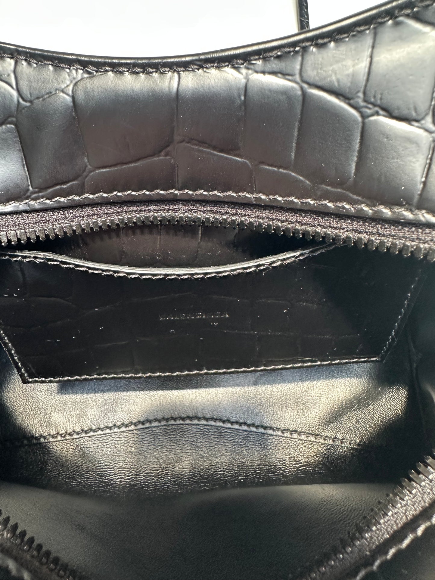 Balenciaga Neo City Croc Embossed