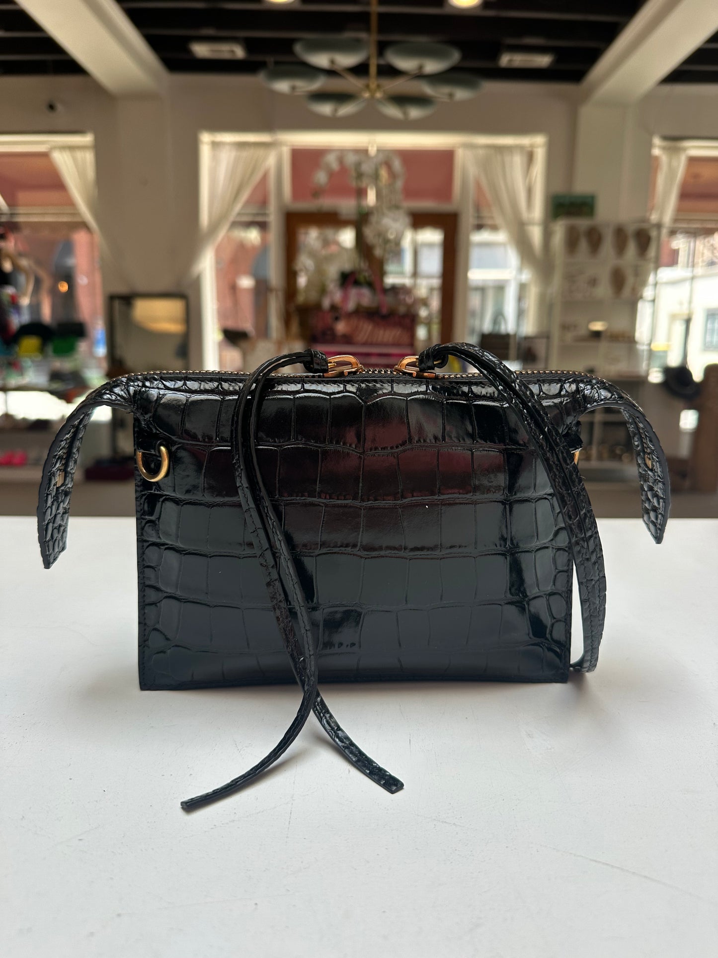 Balenciaga Croc Embossed Neo Classic City