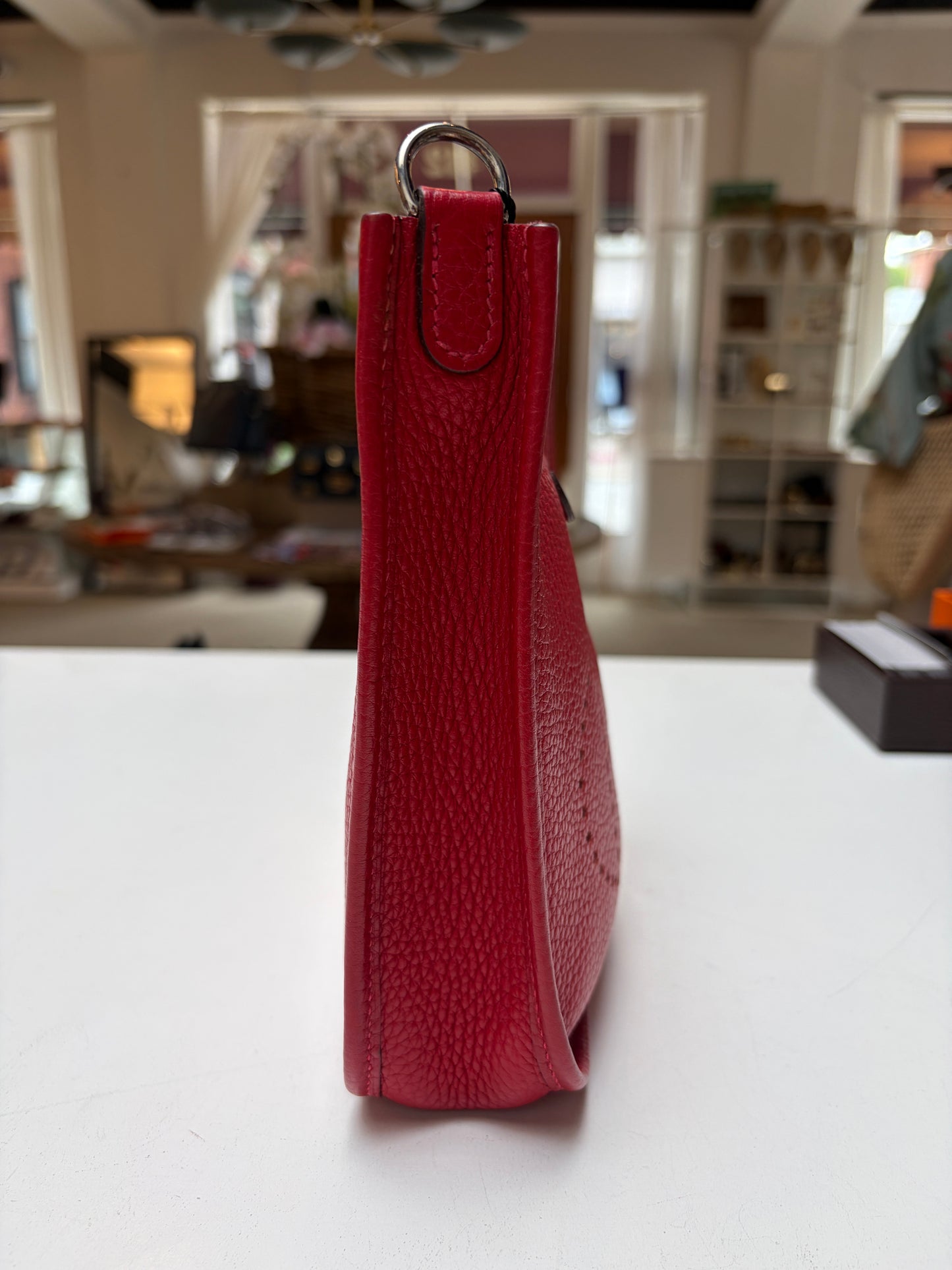 Hermes Evelyne TPM Rouge Casaque