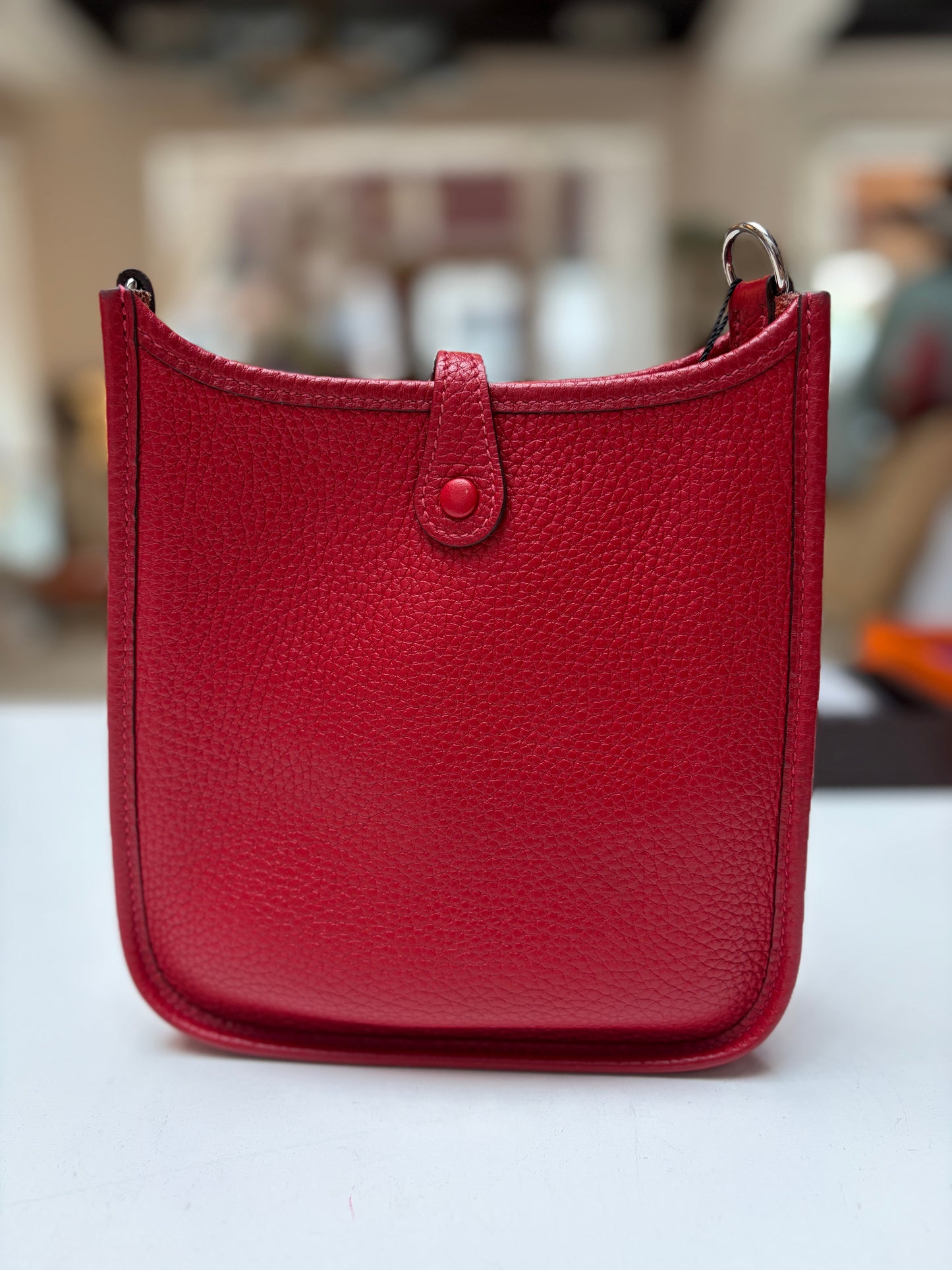 Hermes Evelyne TPM Rouge Casaque
