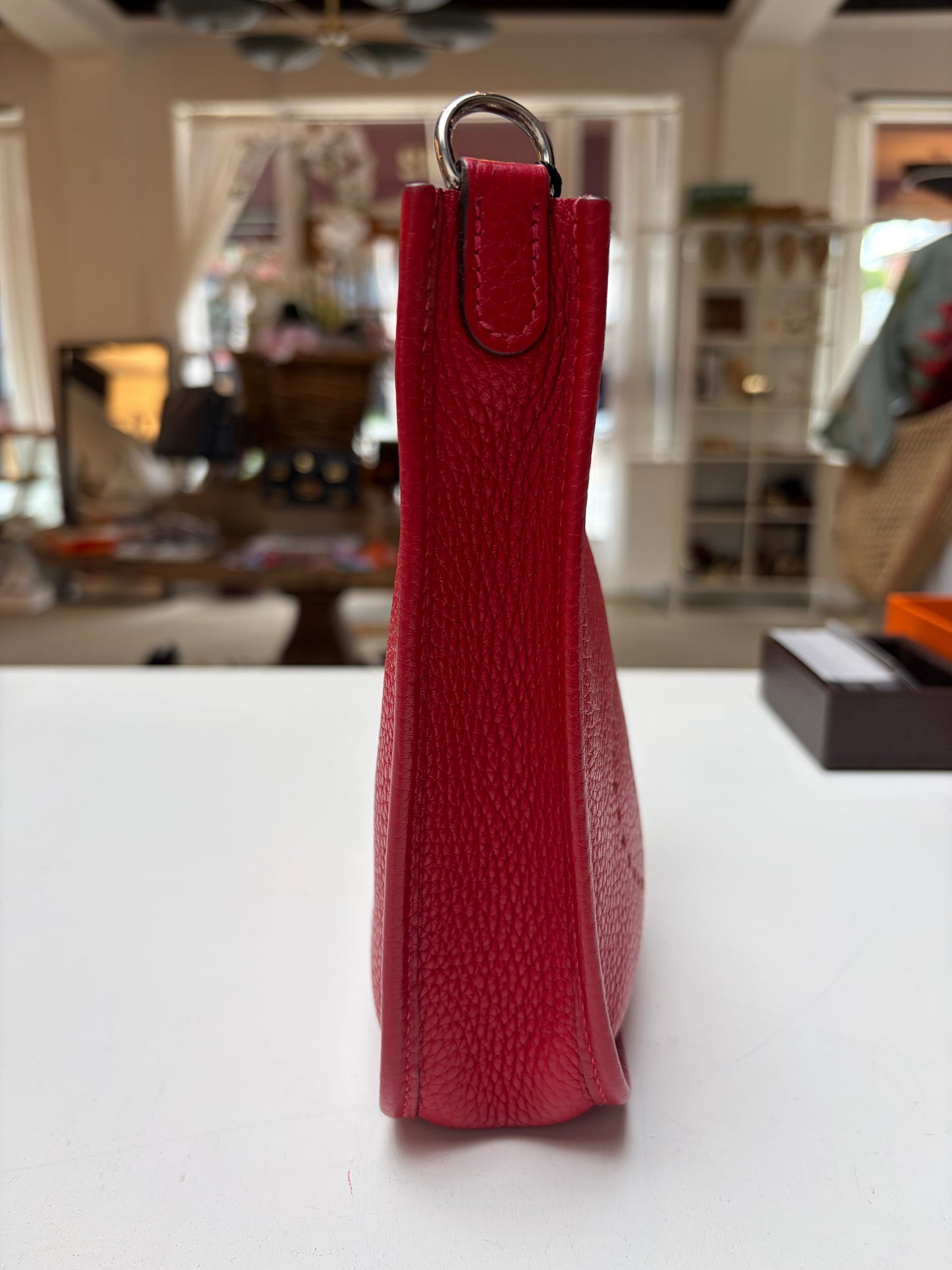Hermes Evelyne TPM Rouge Casaque