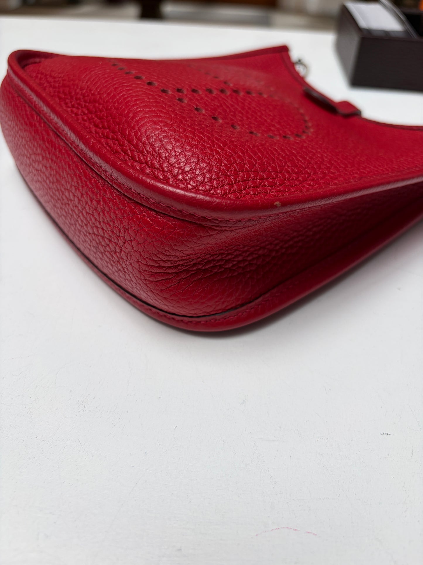 Hermes Evelyne TPM Rouge Casaque