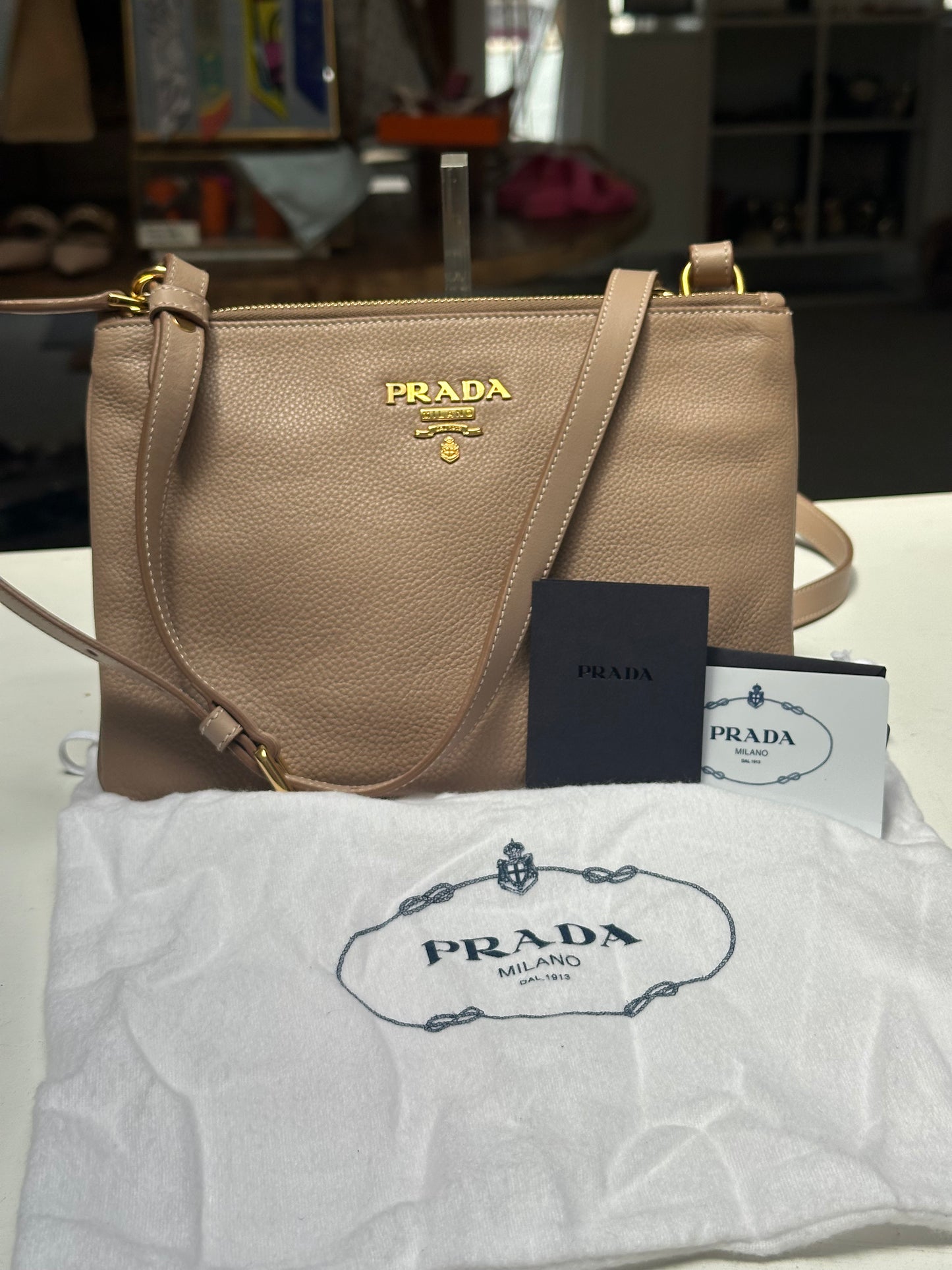 Prada Vitello Crossbody