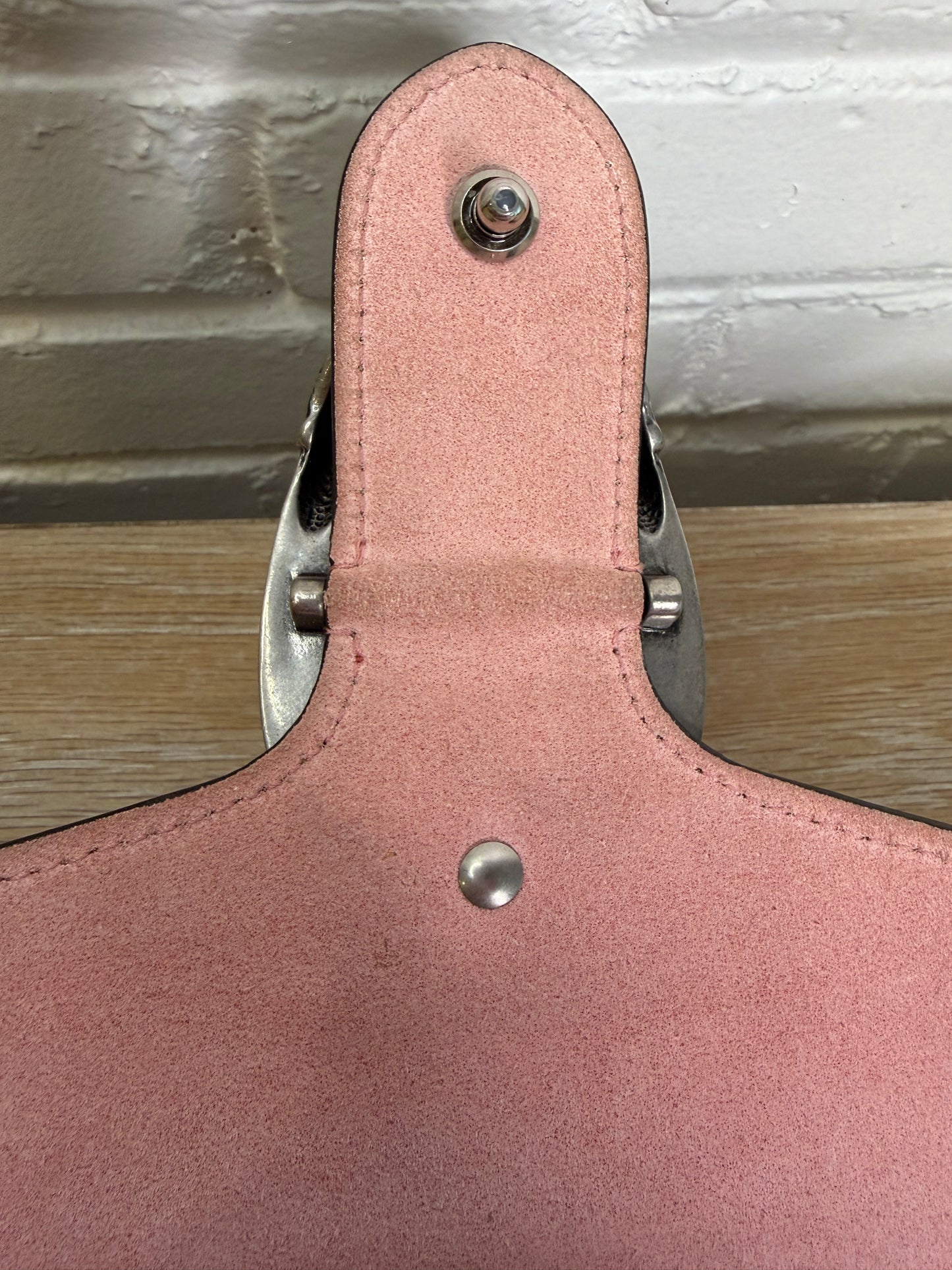 Gucci GG Supreme Monogram Suede Crystal Dinoysus