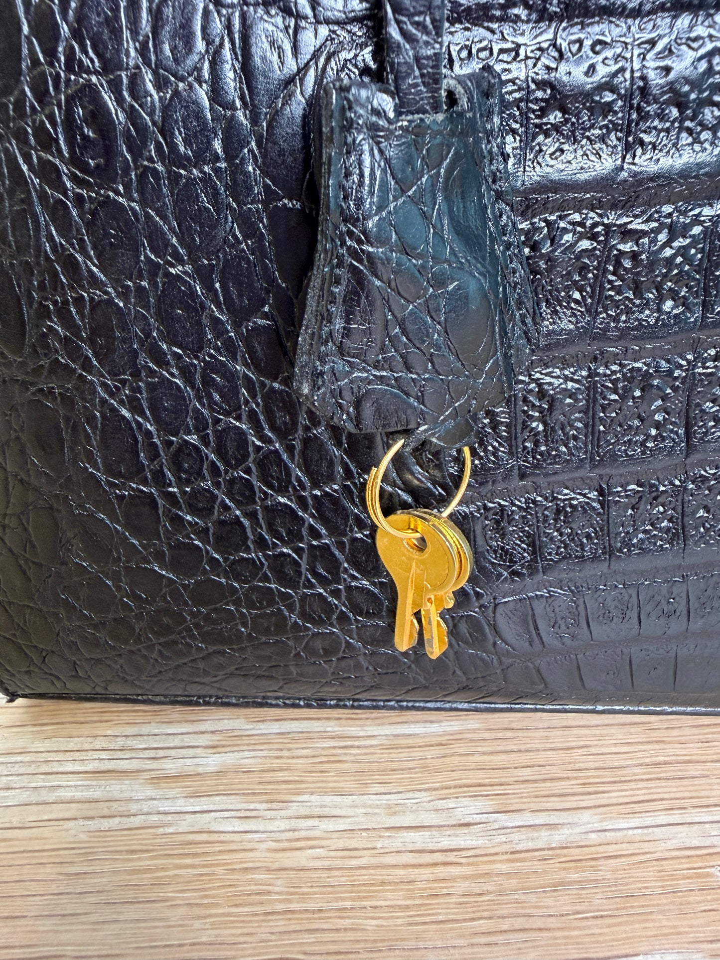 Finesse la Mode Real Crocodile Leather