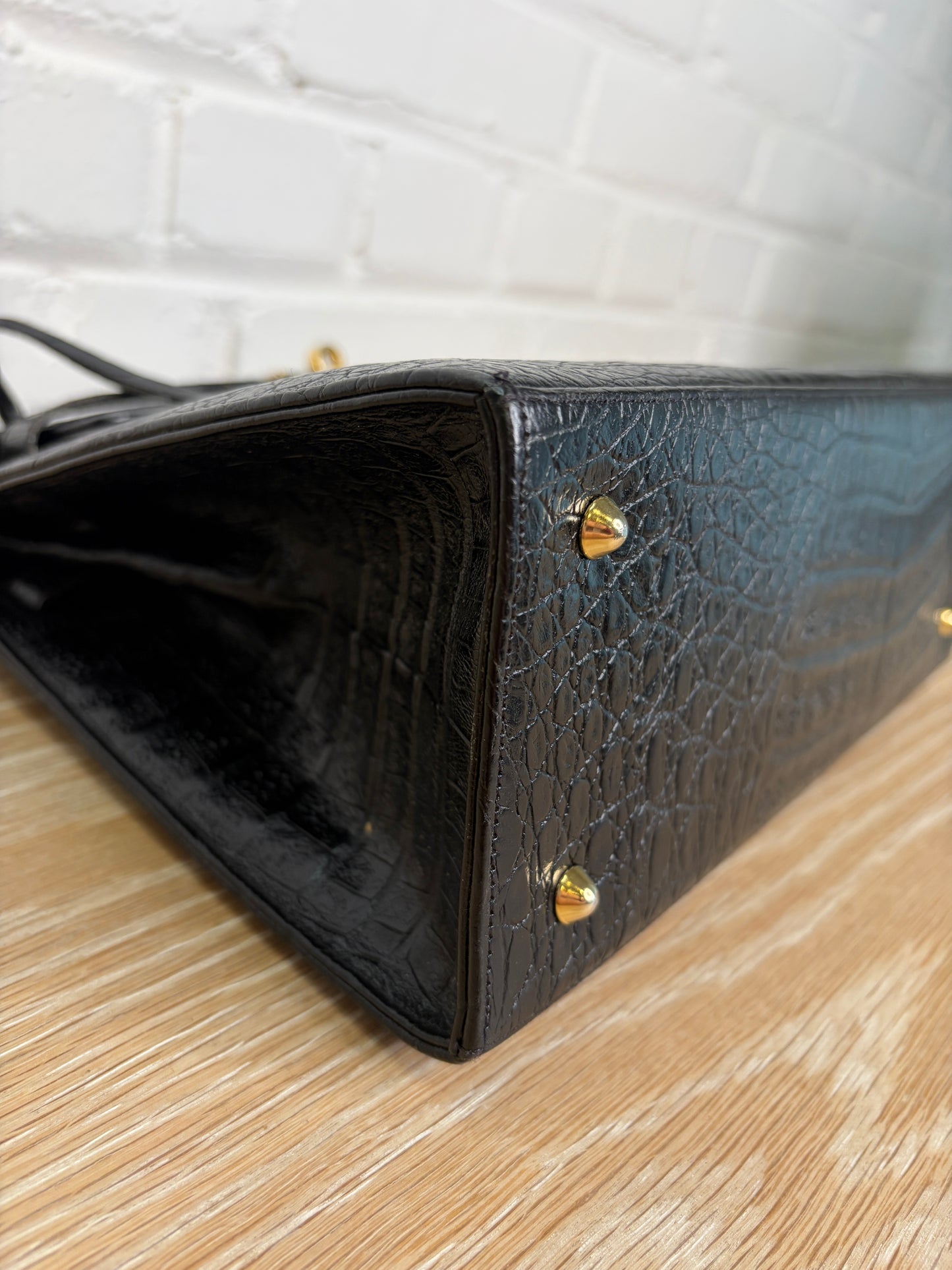 Finesse la Mode Real Crocodile Leather