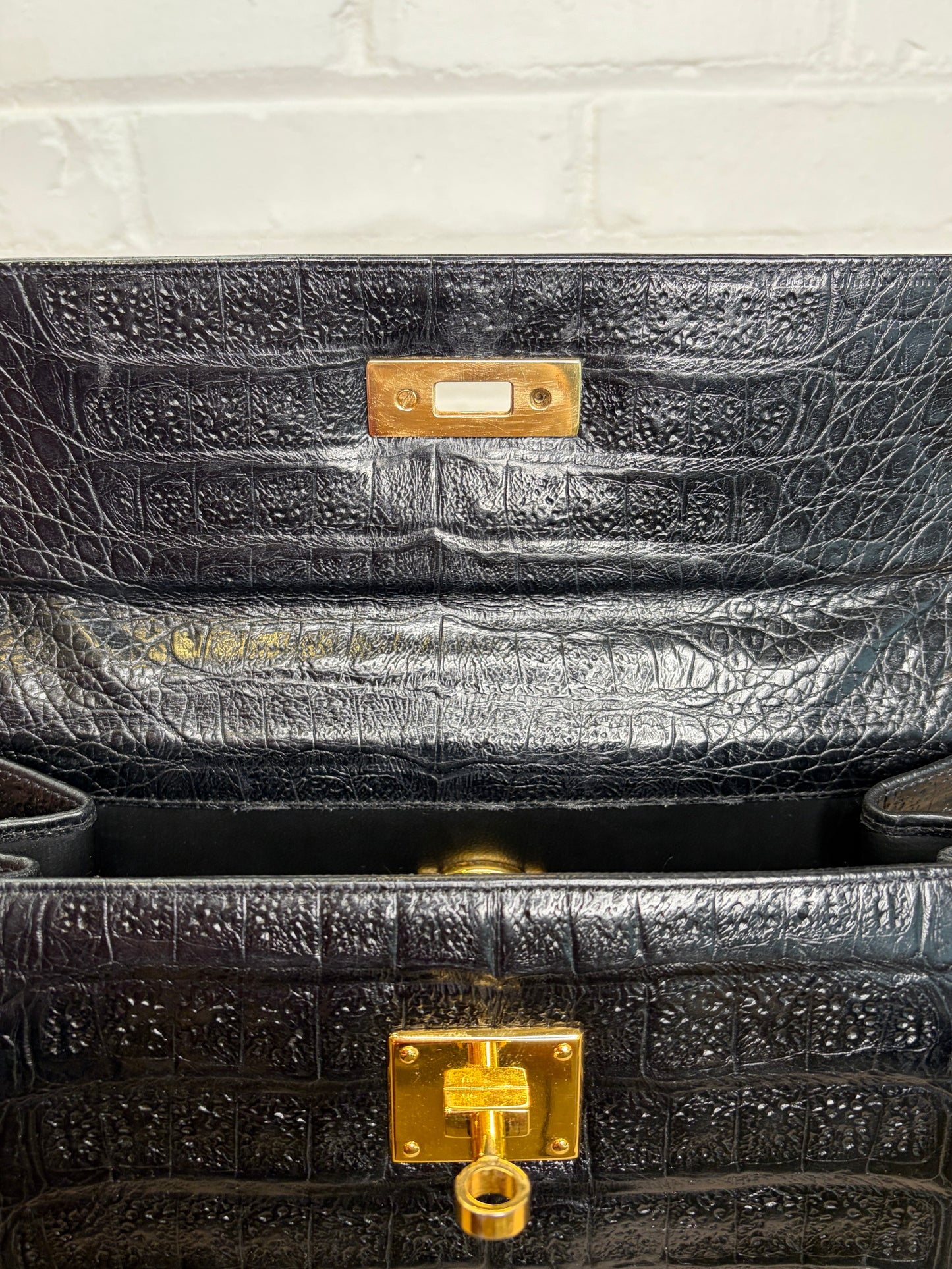 Finesse la Mode Real Crocodile Leather