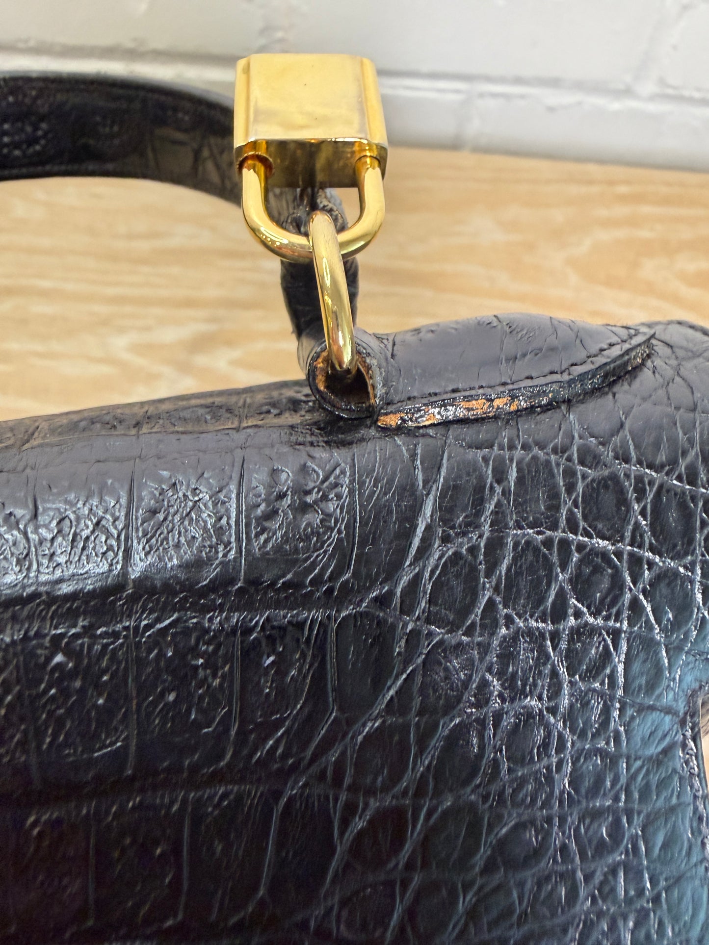 Finesse la Mode Real Crocodile Leather