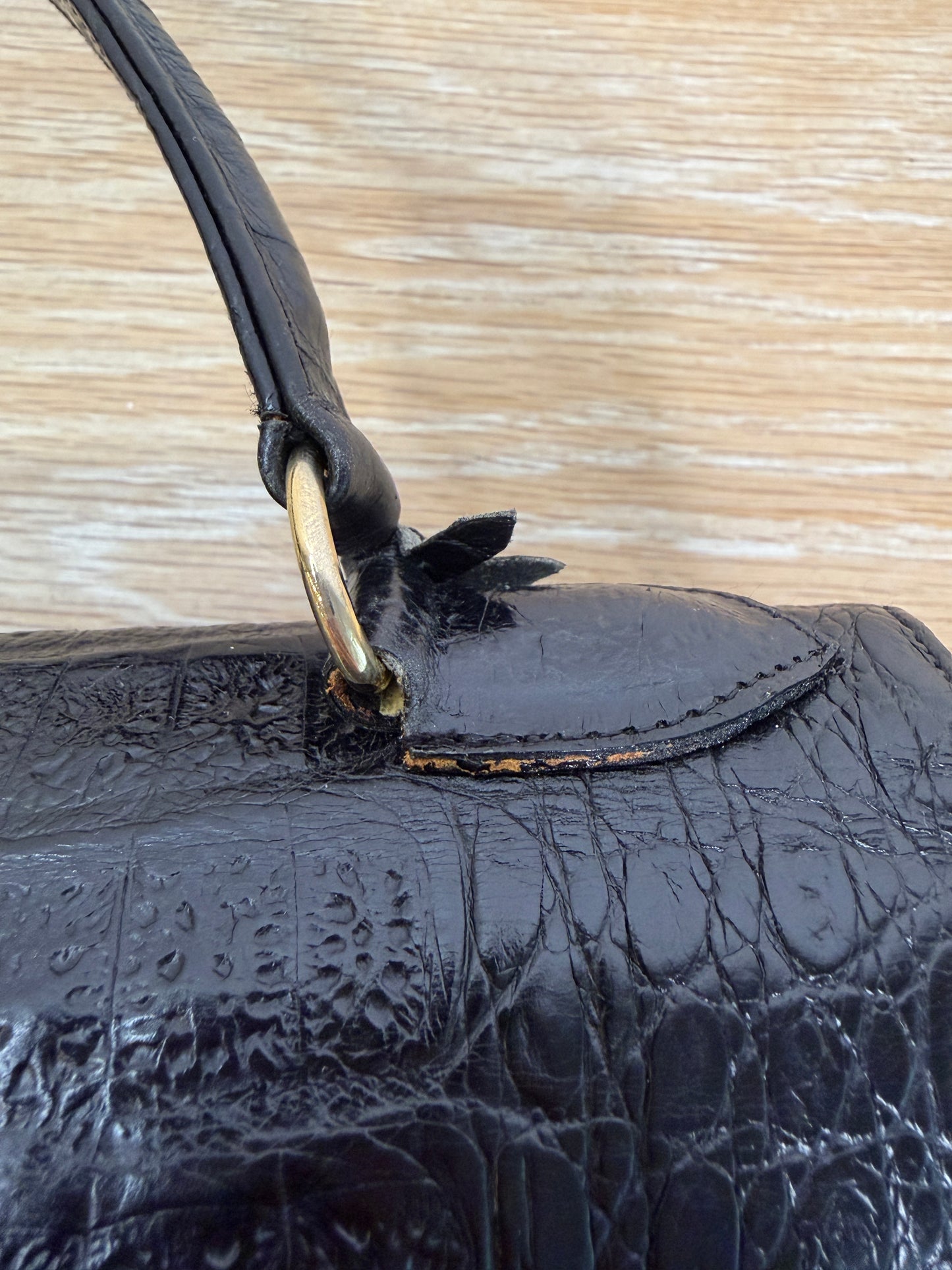 Finesse la Mode Real Crocodile Leather