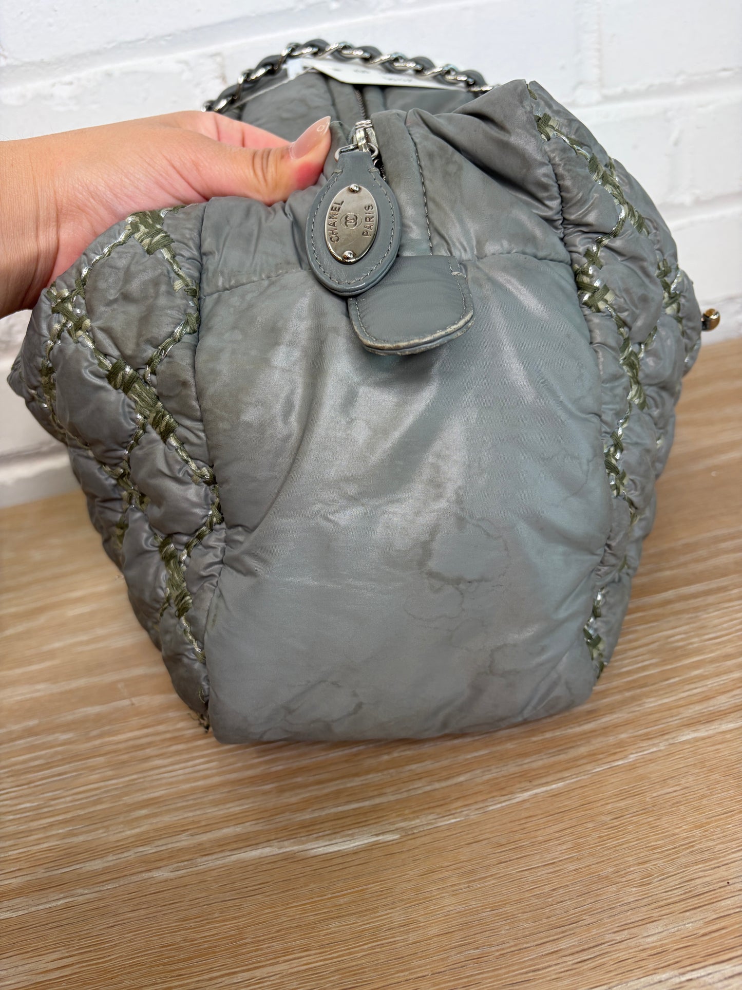 Chanel Paris Byzance Nylon Tweed on Stitch Bag