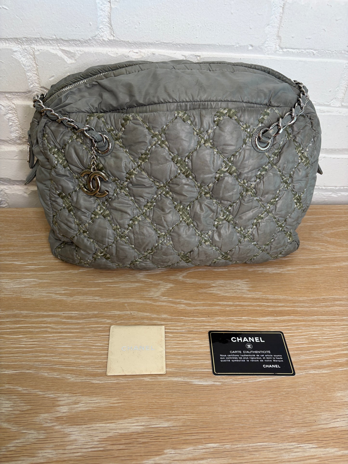 Chanel Paris Byzance Nylon Tweed on Stitch Bag