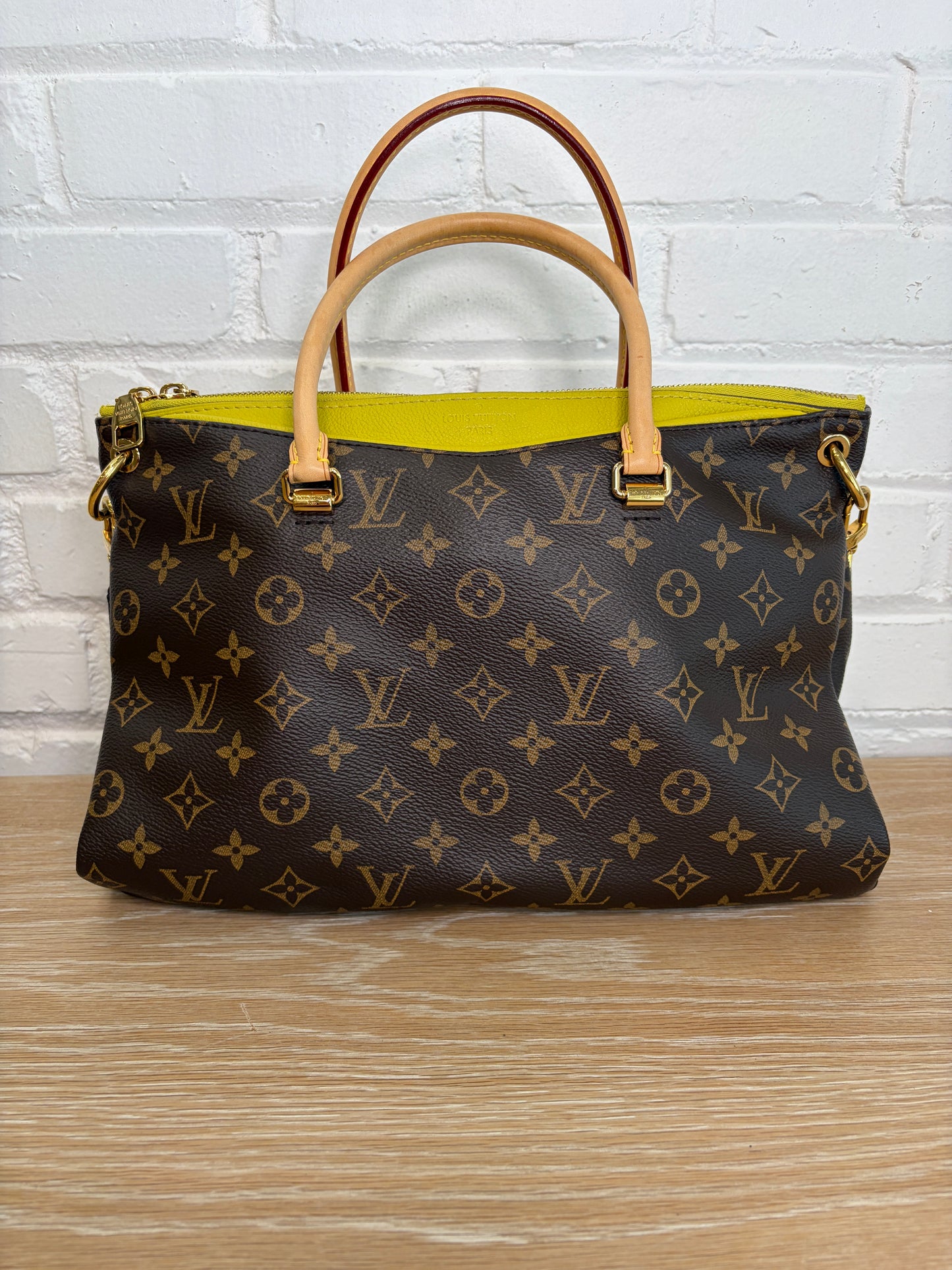 Louis Vuitton Pallas Monogram Pistache Tote