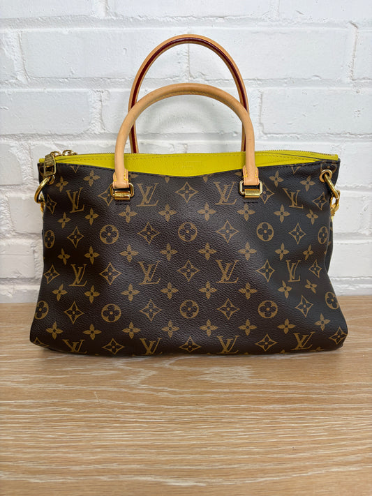 Louis Vuitton Pallas Monogram Pistache Tote