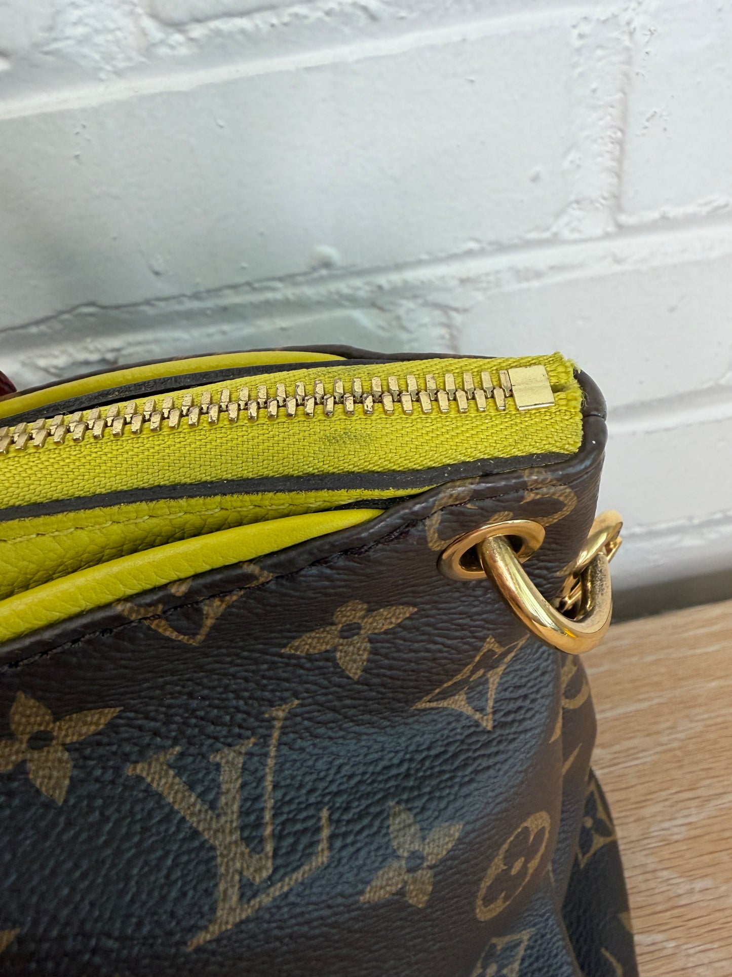 Louis Vuitton Pallas Monogram Pistache Tote