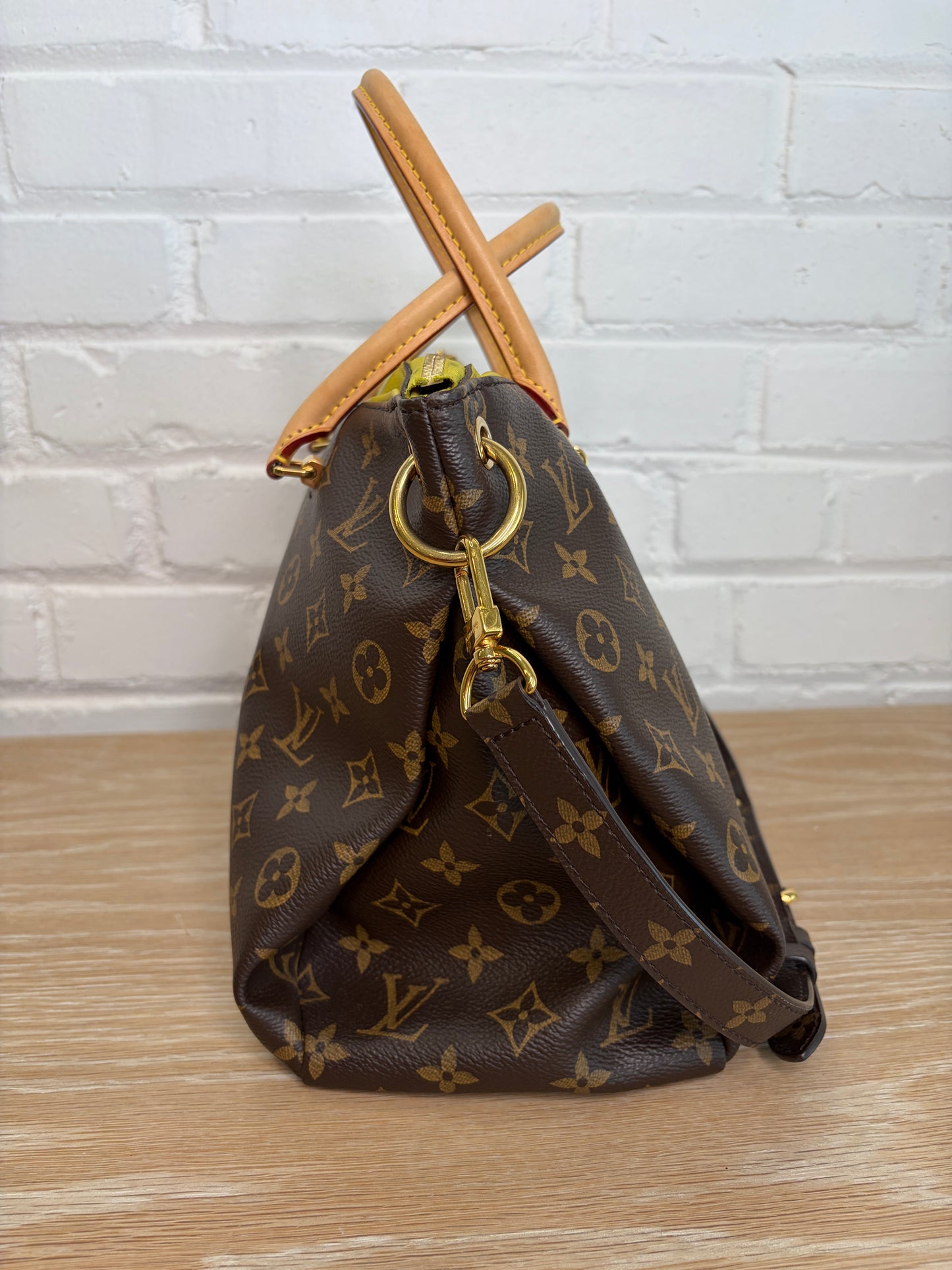 Louis Vuitton Pallas Monogram Pistache Tote