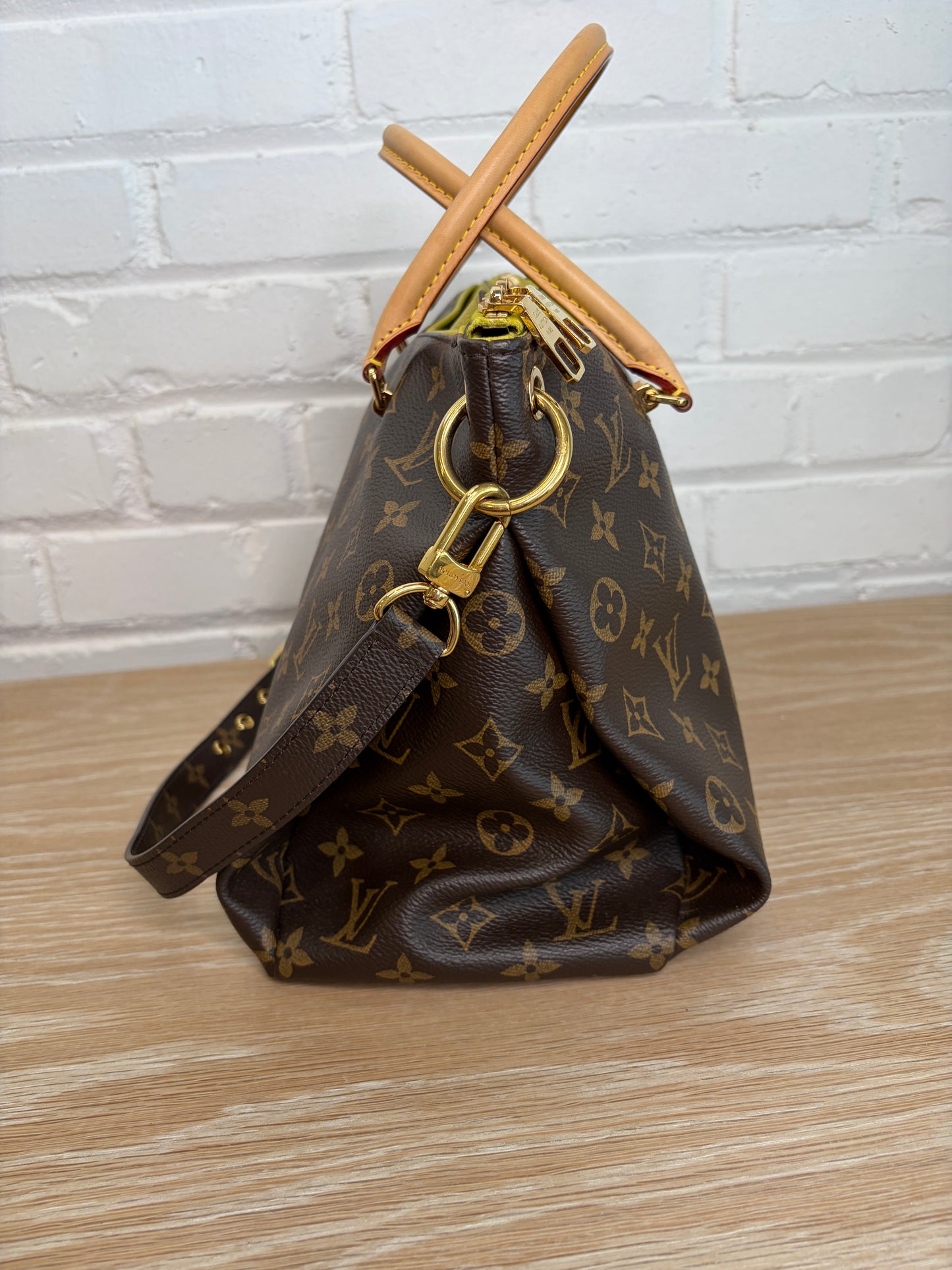 Louis Vuitton Pallas Monogram Pistache Tote