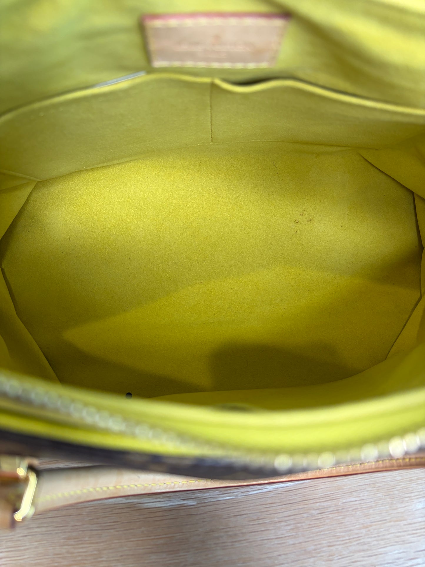Louis Vuitton Pallas Monogram Pistache Tote