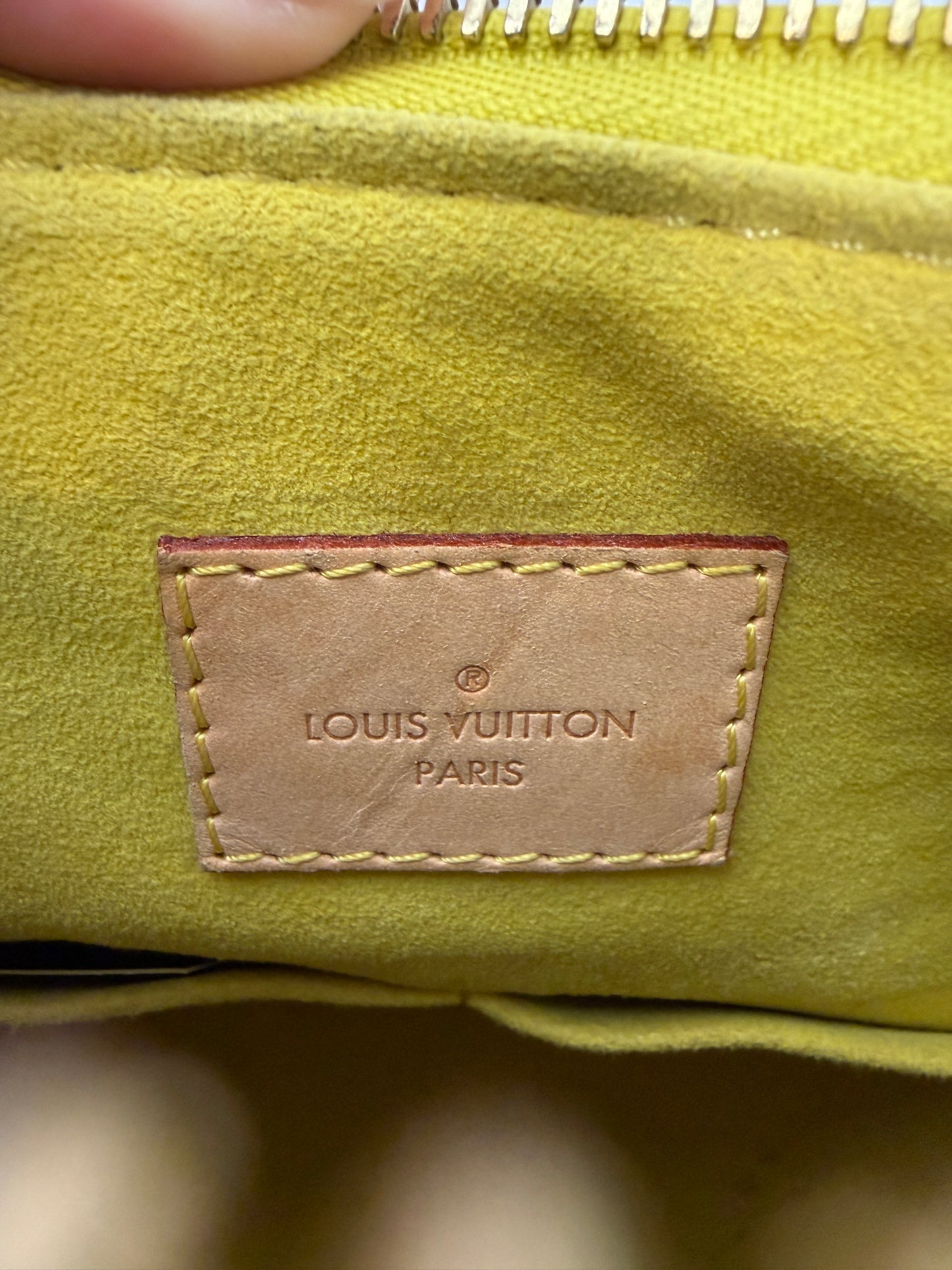 Louis Vuitton Pallas Monogram Pistache Tote