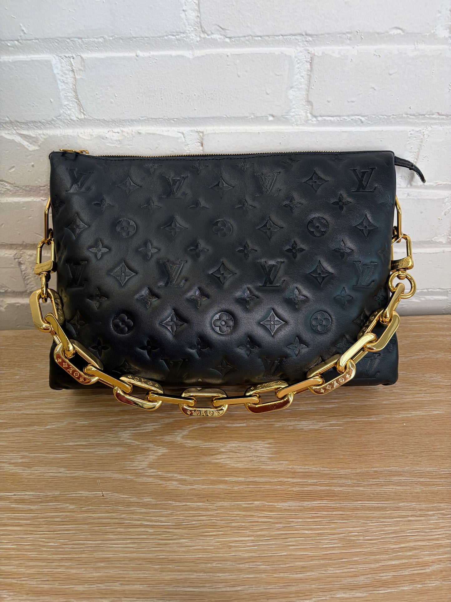 Louis Vuitton Black Coussin MM