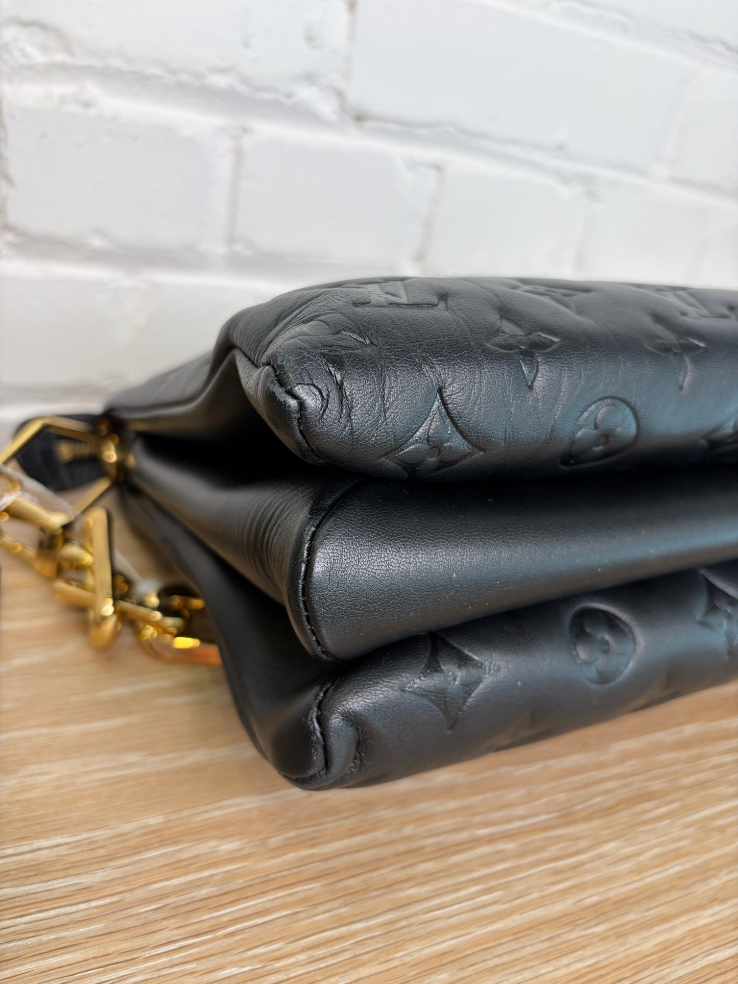 Louis Vuitton Black Coussin MM