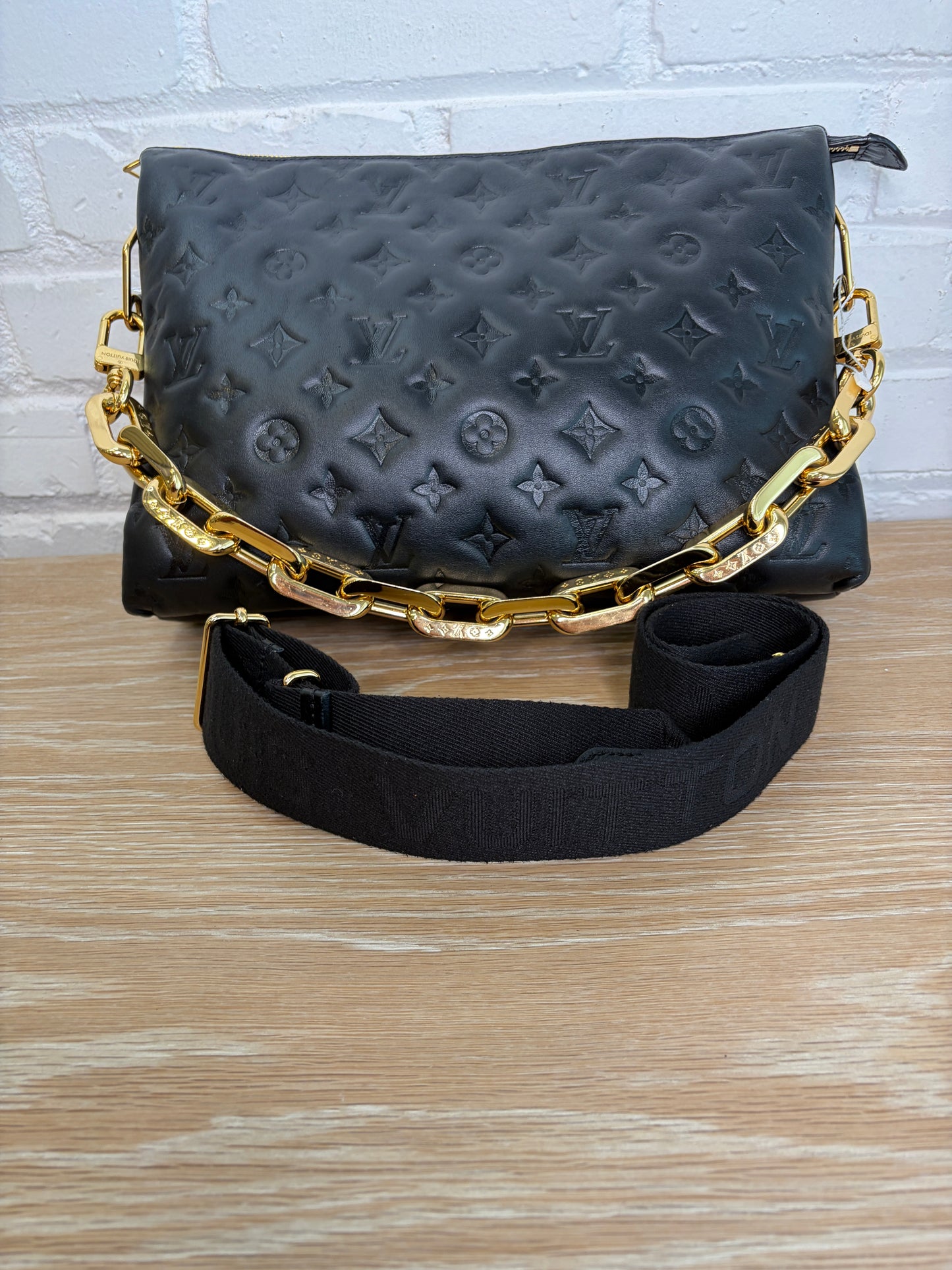Louis Vuitton Black Coussin MM