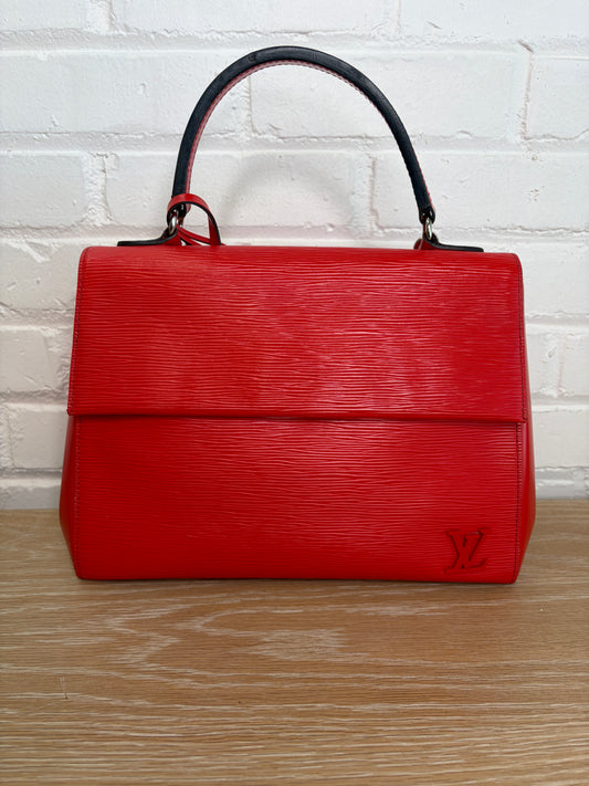 Louis Vuitton Red Cluny MM Epi Leather