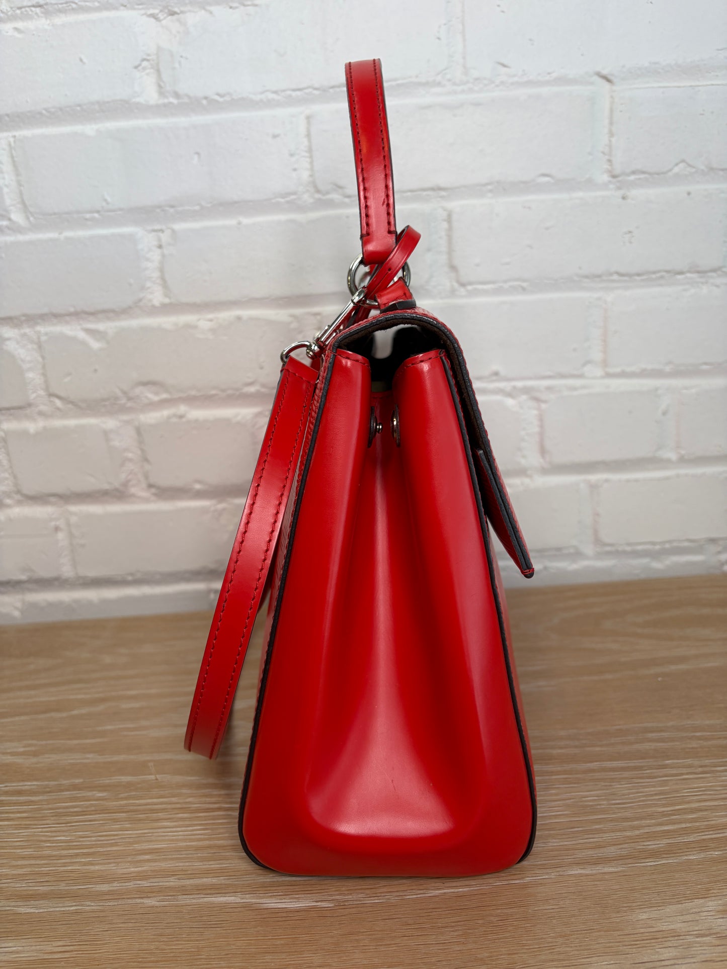 Louis Vuitton Red Cluny MM Epi Leather