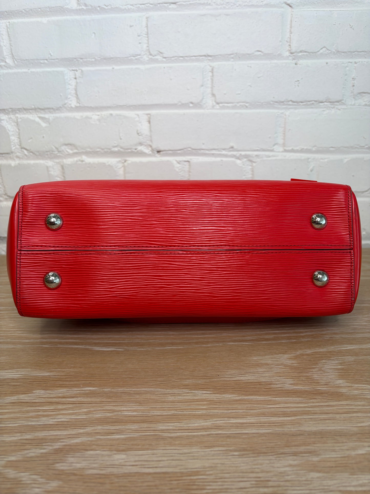 Louis Vuitton Red Cluny MM Epi Leather