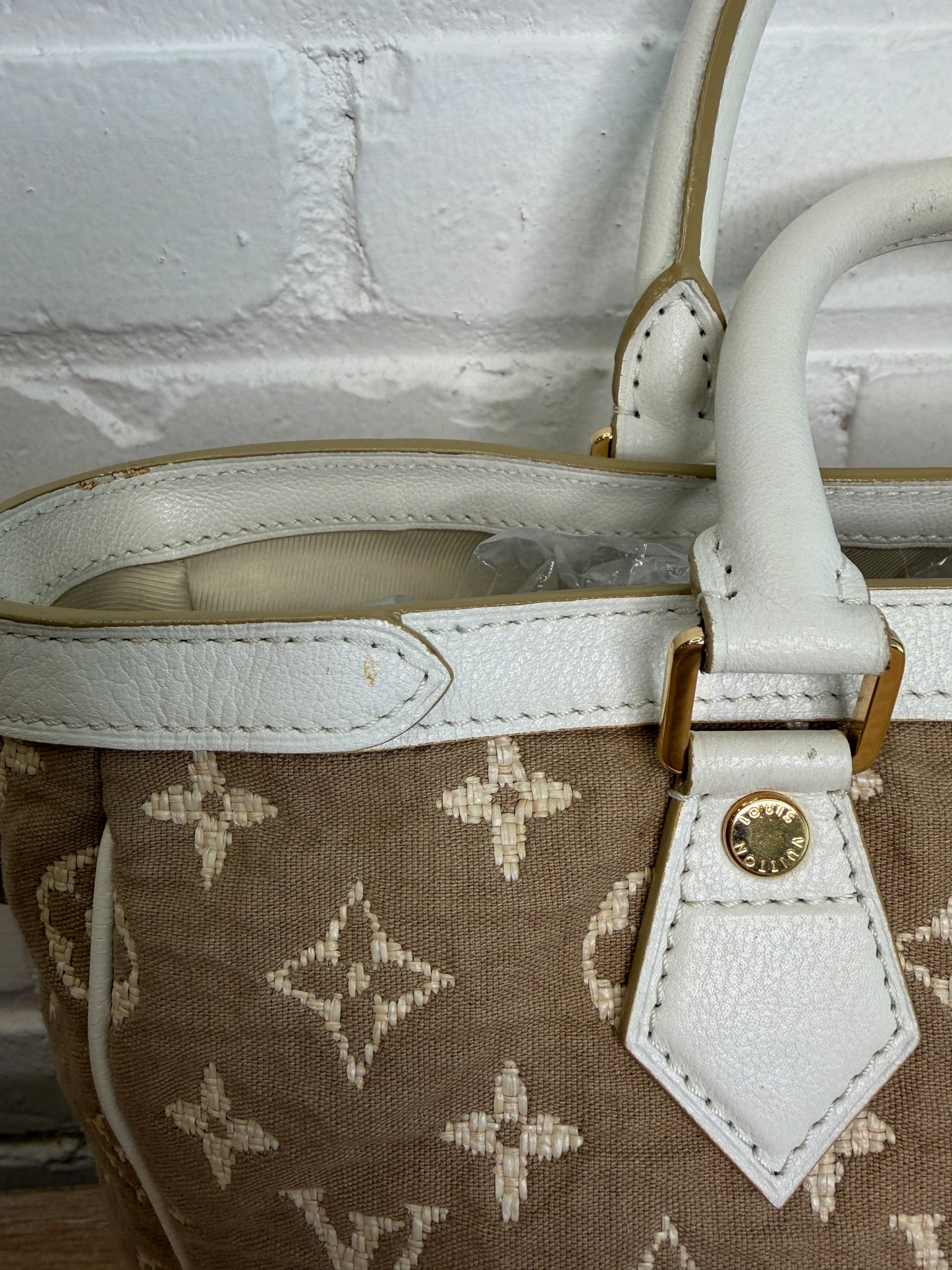 Louis Vuitton Cabas Sabbia MM Cruise Collection Beige Monogram Canvas