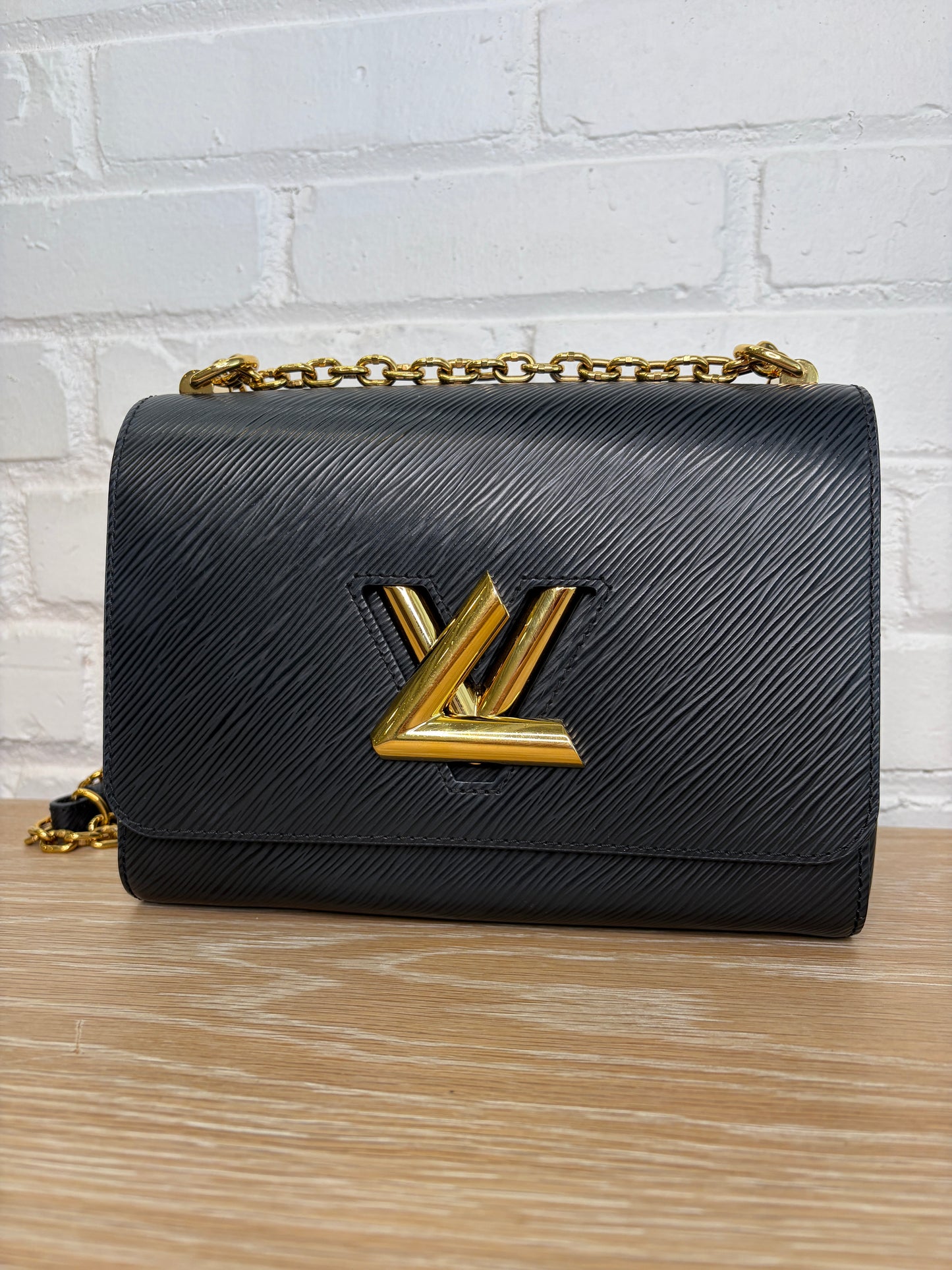 Louis Vuitton Black Twist MM Epi Leather Gold Hardware