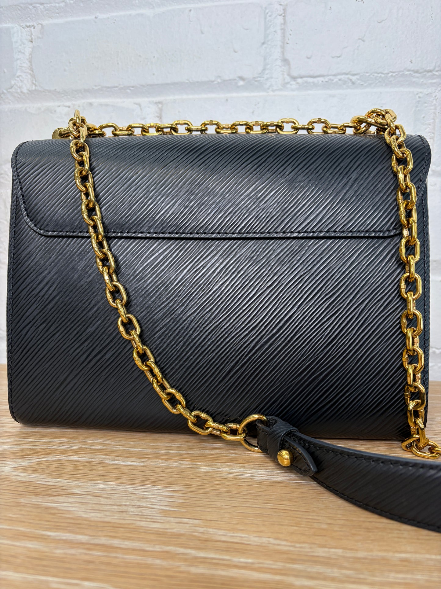 Louis Vuitton Black Twist MM Epi Leather Gold Hardware