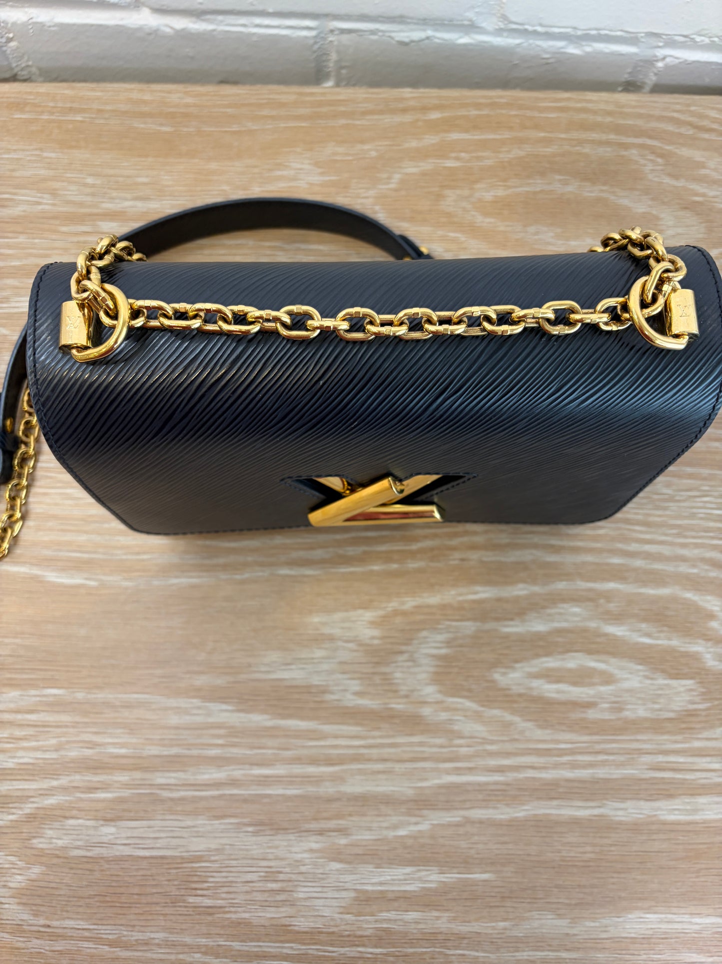 Louis Vuitton Black Twist MM Epi Leather Gold Hardware